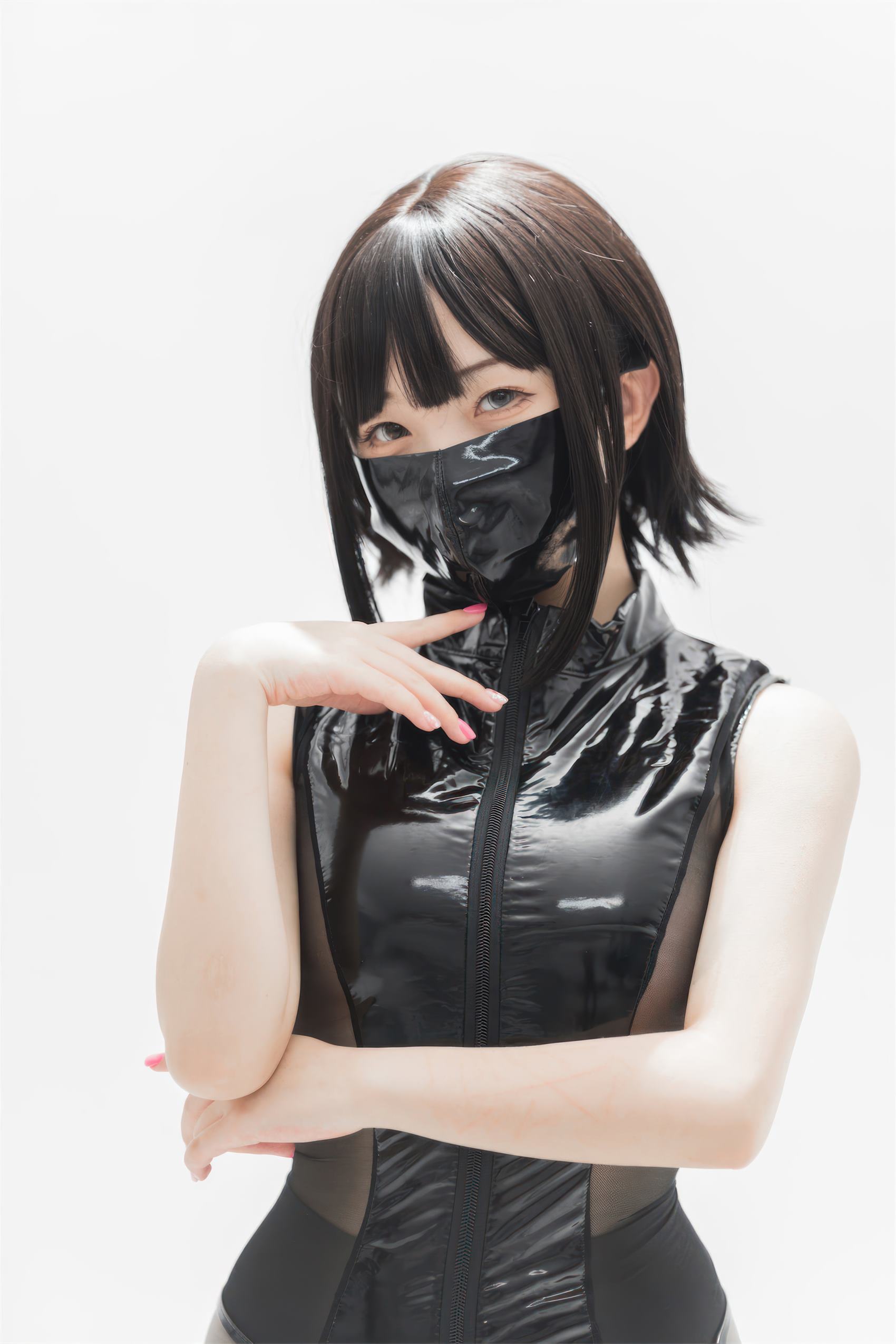 图片[10]-花铃 – 灰丝皮衣[55P] – 速更版-美库