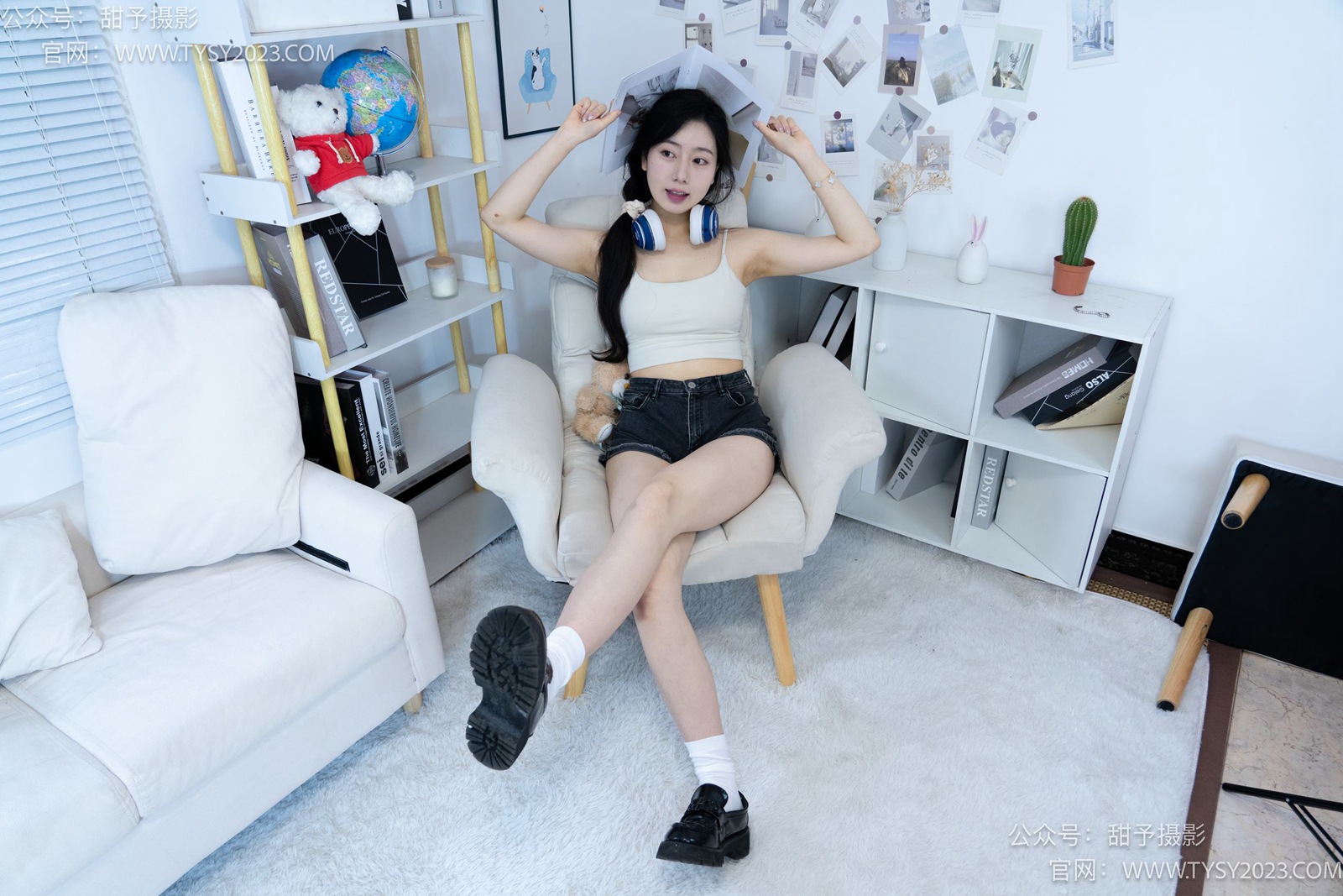 图片[11]-甜予摄影 NO.003 鱼鱼-皮鞋、白棉袜、裸足[123P] – 速更版-美库