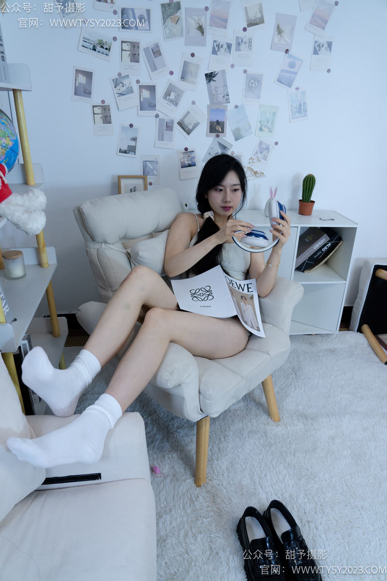 图片[45]-甜予摄影 NO.003 鱼鱼-皮鞋、白棉袜、裸足[123P] – 速更版-美库