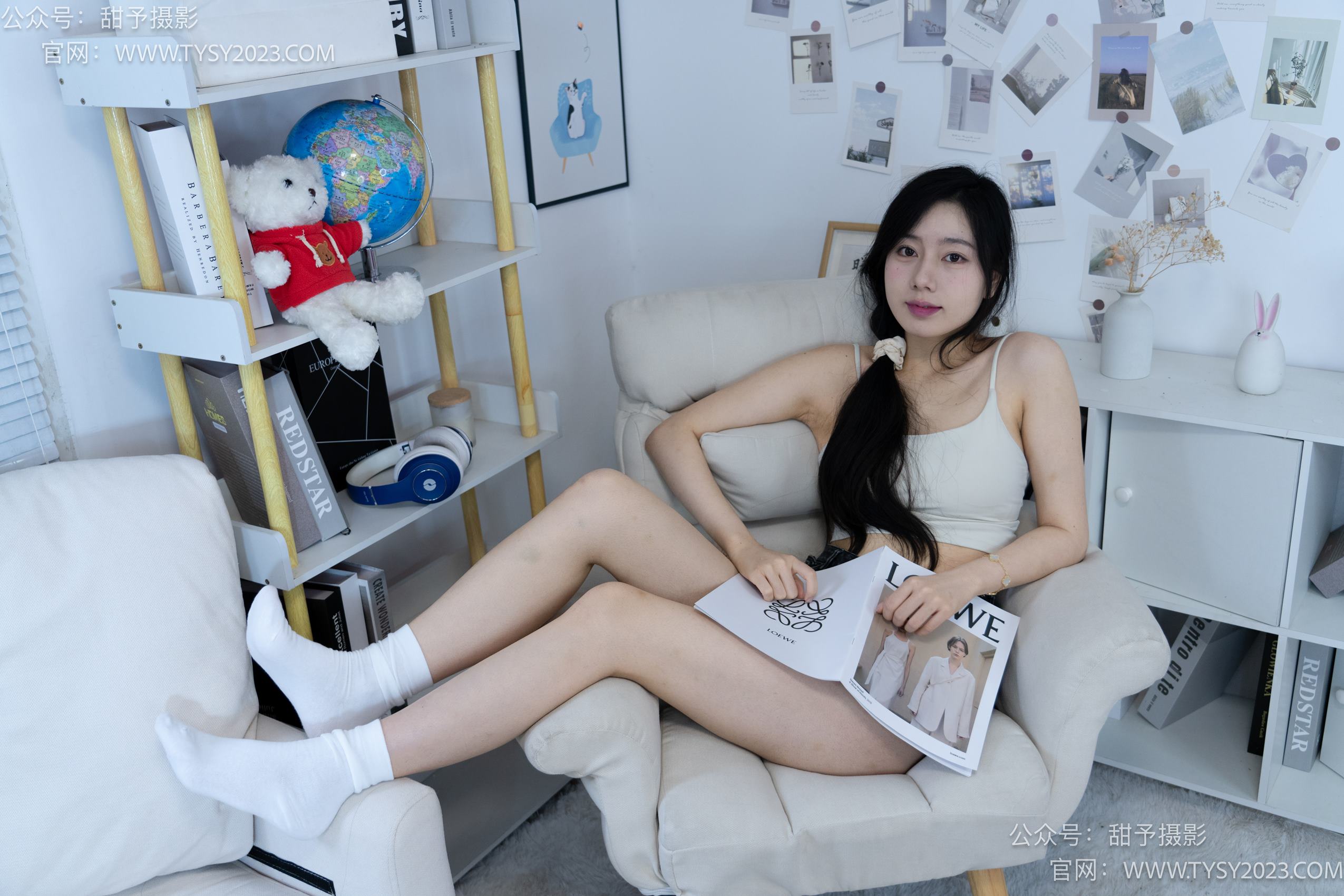 图片[53]-甜予摄影 NO.003 鱼鱼-皮鞋、白棉袜、裸足[123P] – 速更版-美库