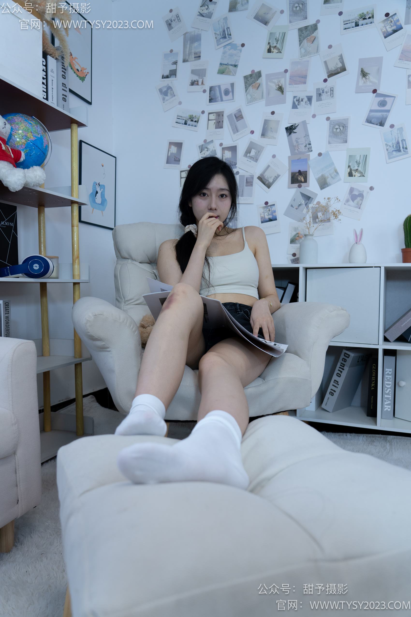 图片[58]-甜予摄影 NO.003 鱼鱼-皮鞋、白棉袜、裸足[123P] – 速更版-美库