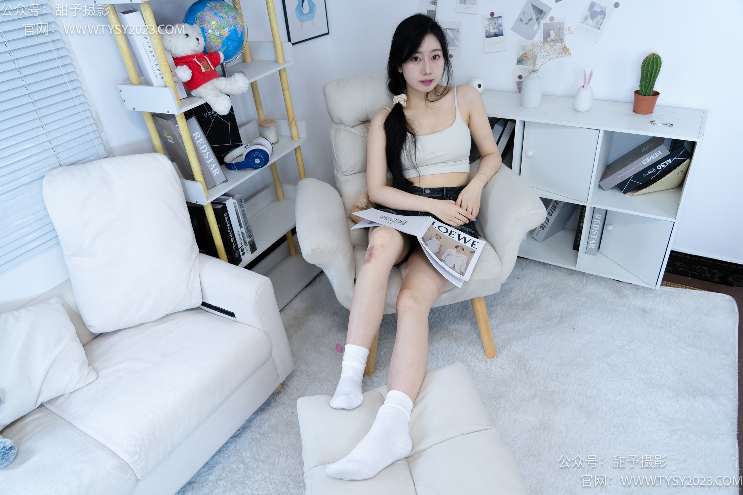 图片[62]-甜予摄影 NO.003 鱼鱼-皮鞋、白棉袜、裸足[123P] – 速更版-美库