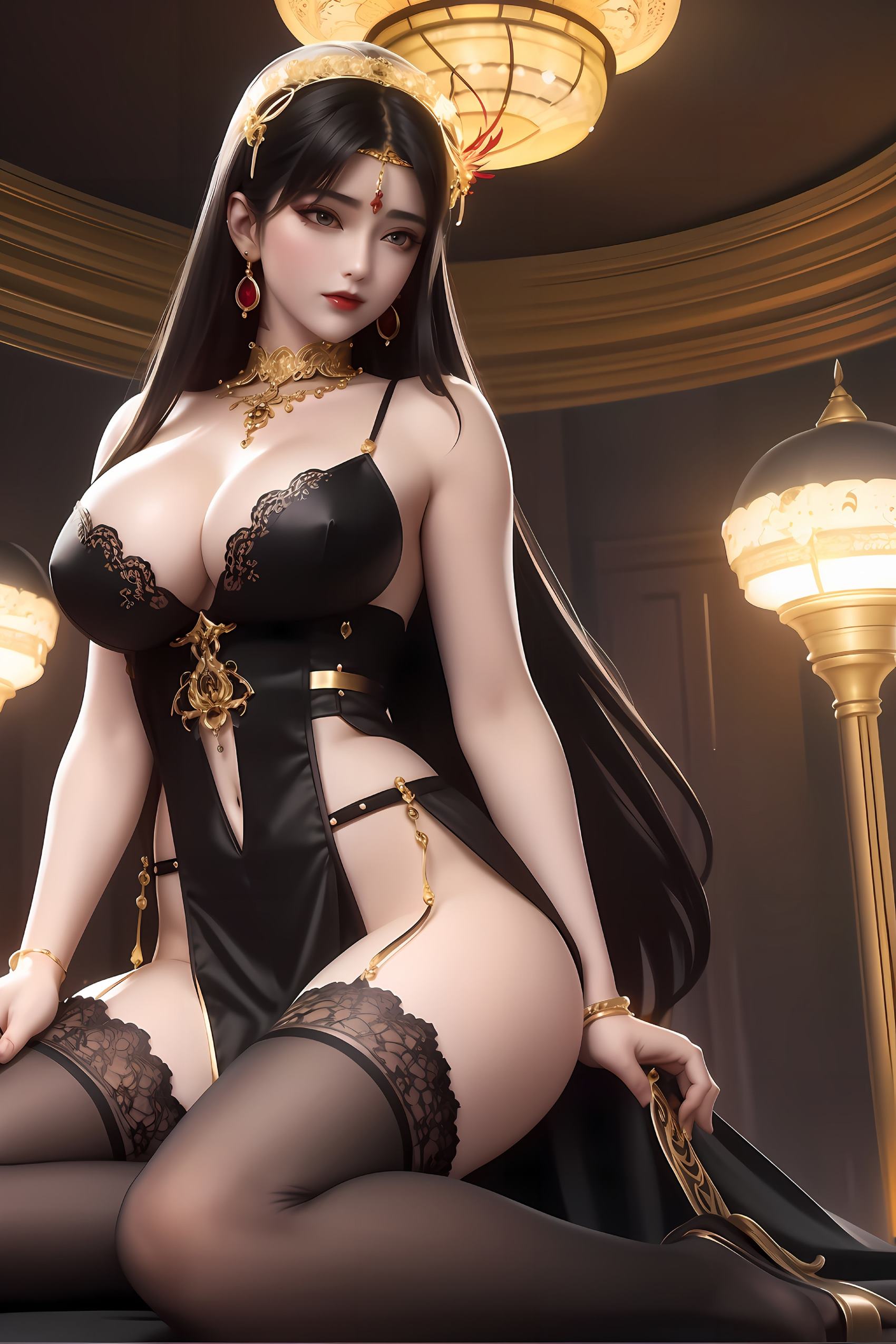 图片[14]-AI绘画 247 倩女阿初[42P] – 速更版-美库