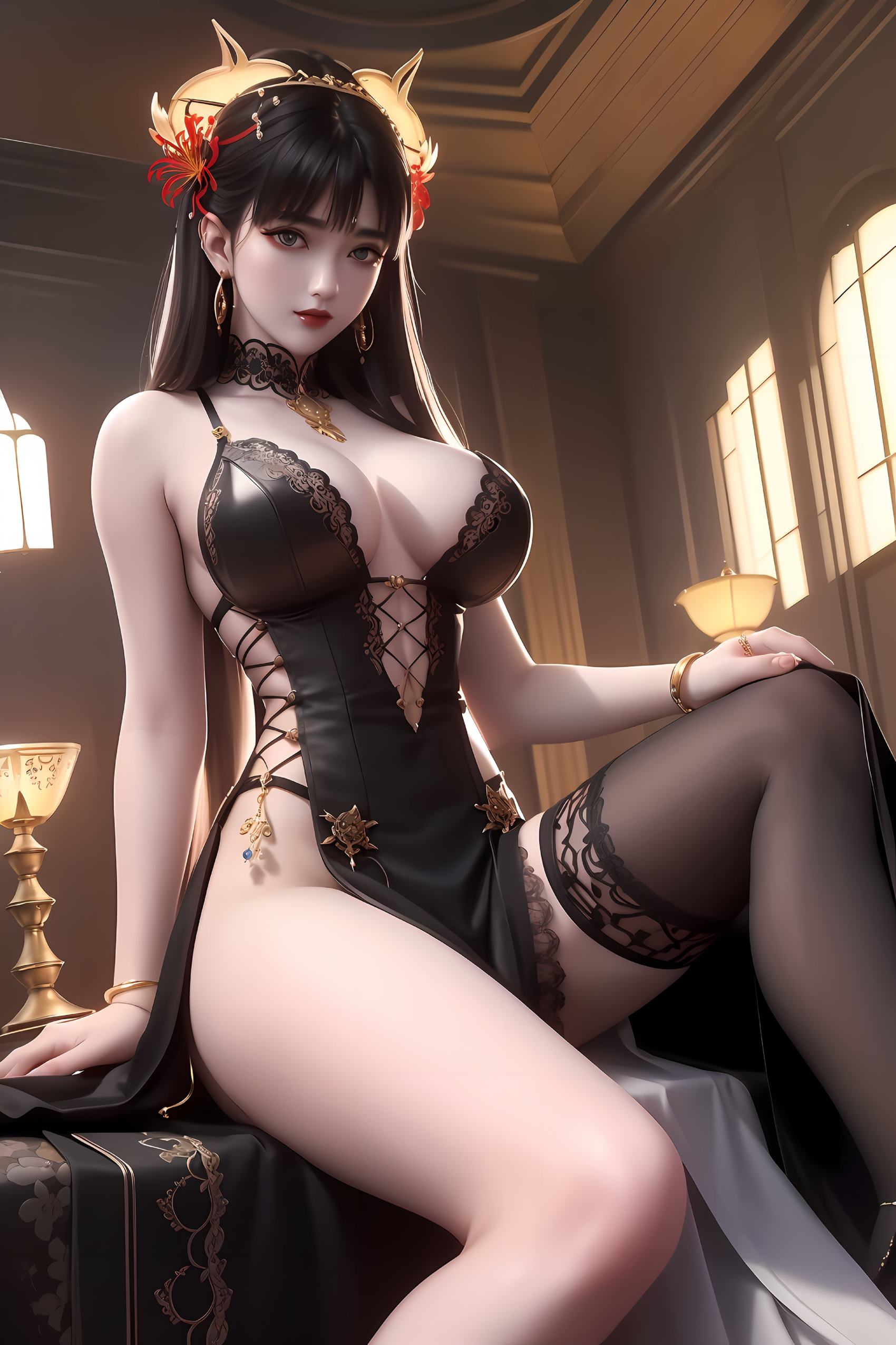 图片[18]-AI绘画 247 倩女阿初[42P] – 速更版-美库