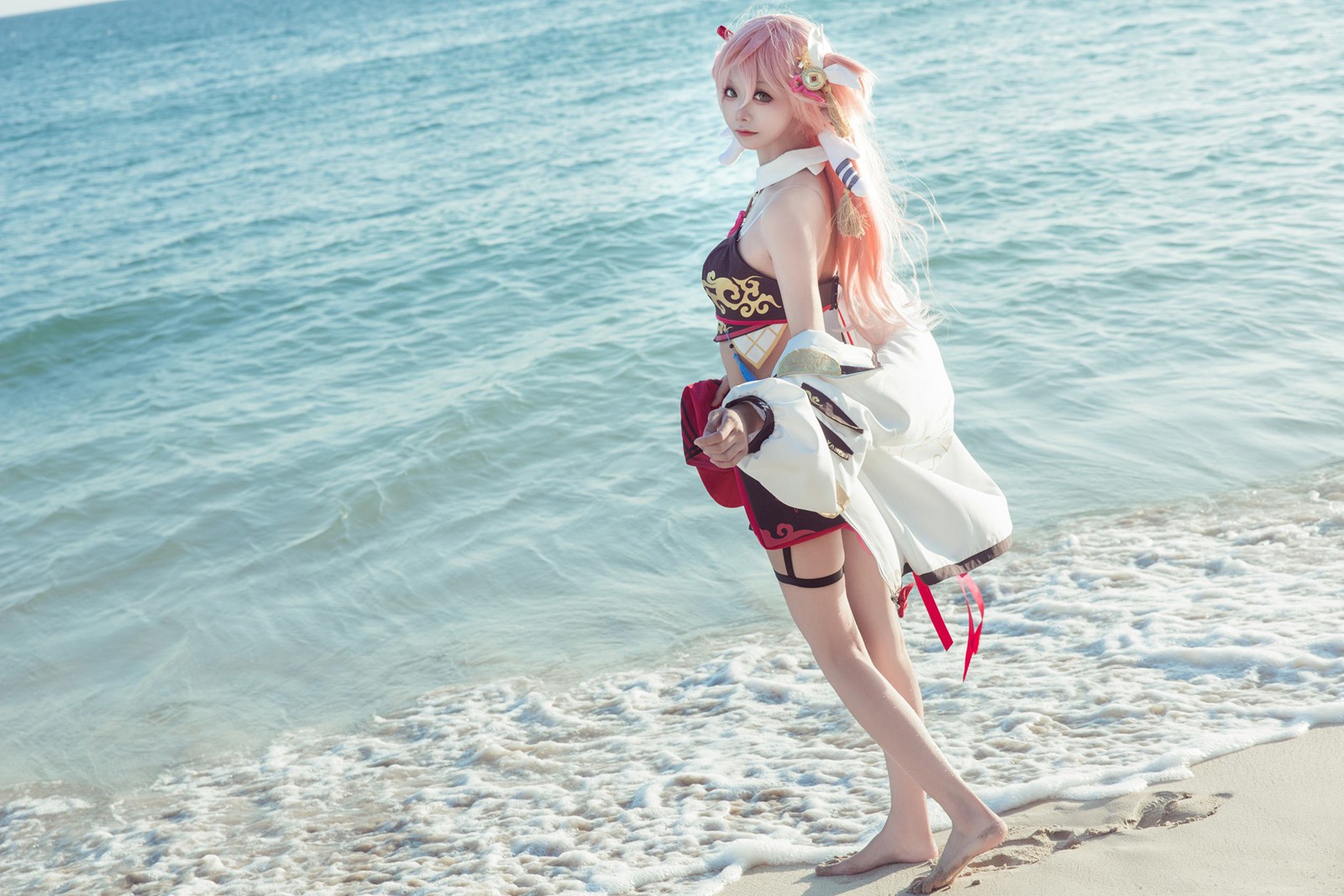 图片[24]-艾西aiwest  – 原神烟绯 花鸟与情[29P] – 速更版-美库