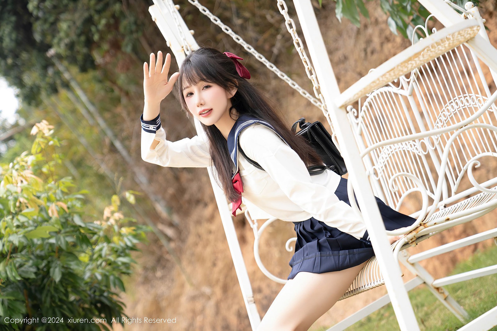 图片[28]-[Xiuren秀人网]2024.04.10 NO.8365 波巧酱 jk小短裙 [29+1P] – 速更版-美库