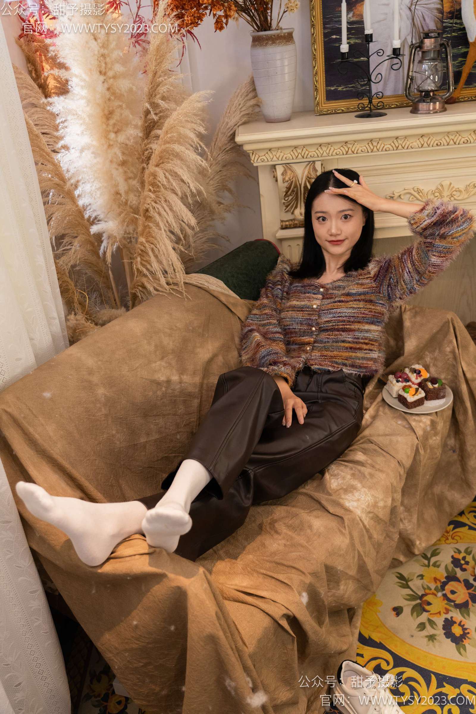 图片[49]-甜予摄影 NO.005 齐齐-板鞋、白棉袜、裸足[122P] – 速更版-美库