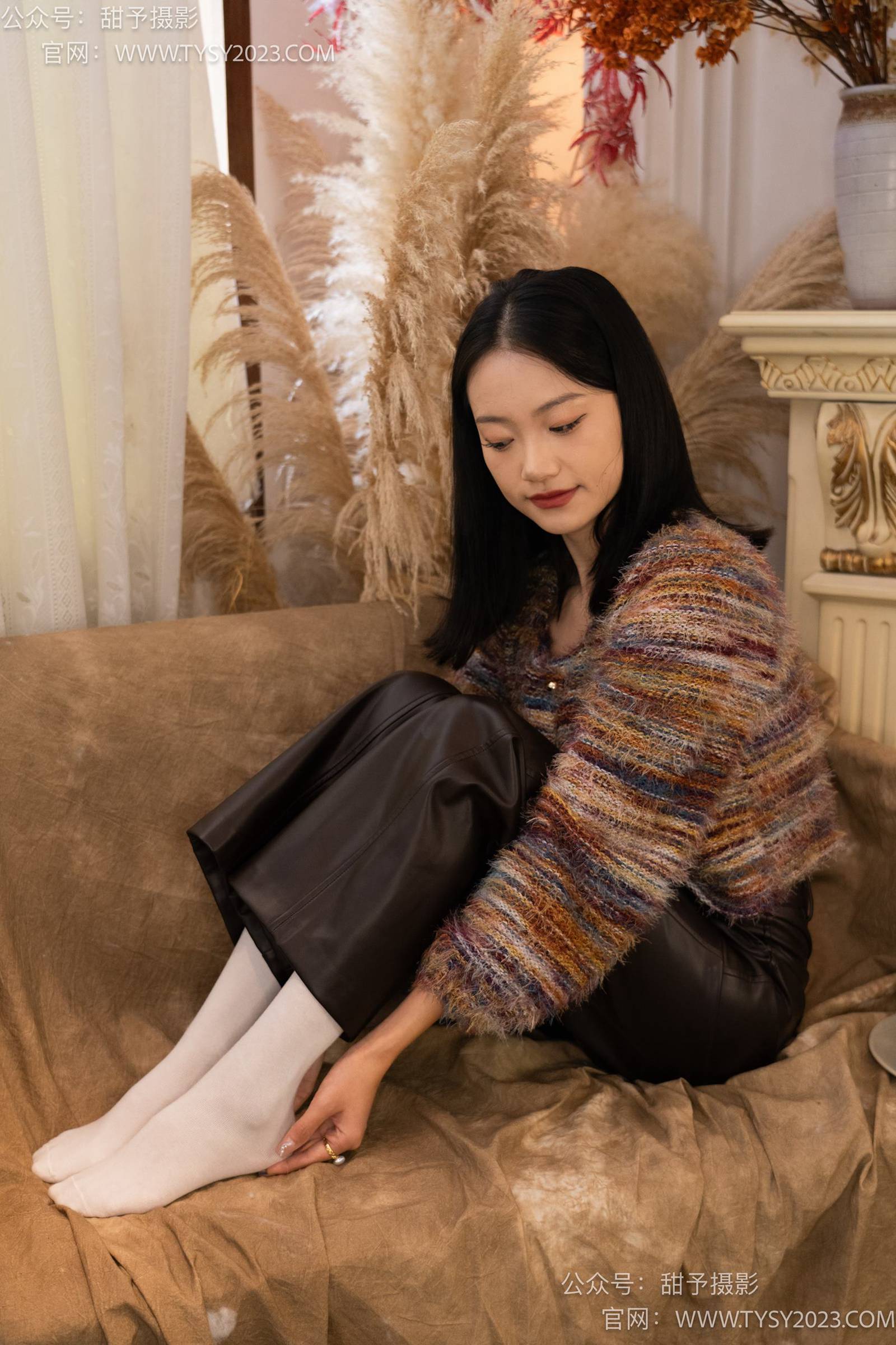 图片[57]-甜予摄影 NO.005 齐齐-板鞋、白棉袜、裸足[122P] – 速更版-美库