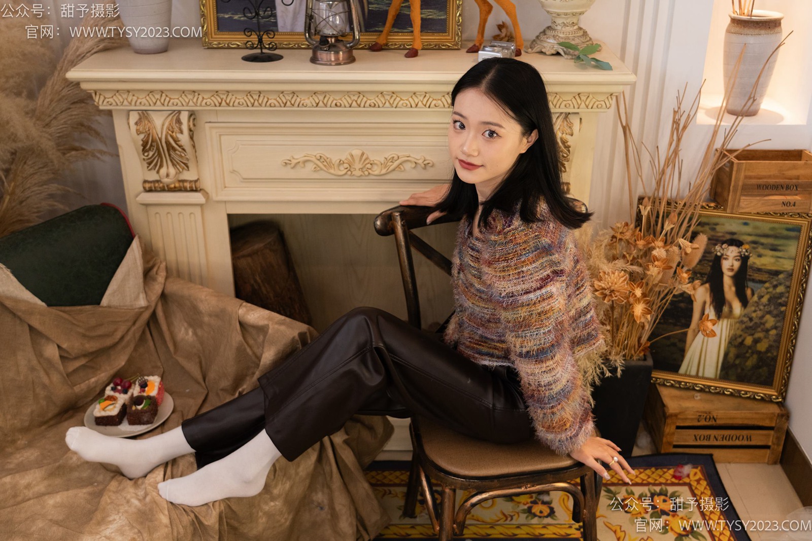 图片[80]-甜予摄影 NO.005 齐齐-板鞋、白棉袜、裸足[122P] – 速更版-美库