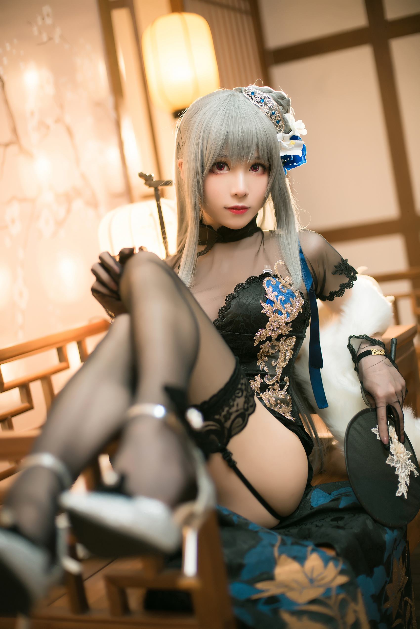 图片[10]-Tomoyo酱  – 碧蓝 路易九世旗袍[20P] – 速更版-美库