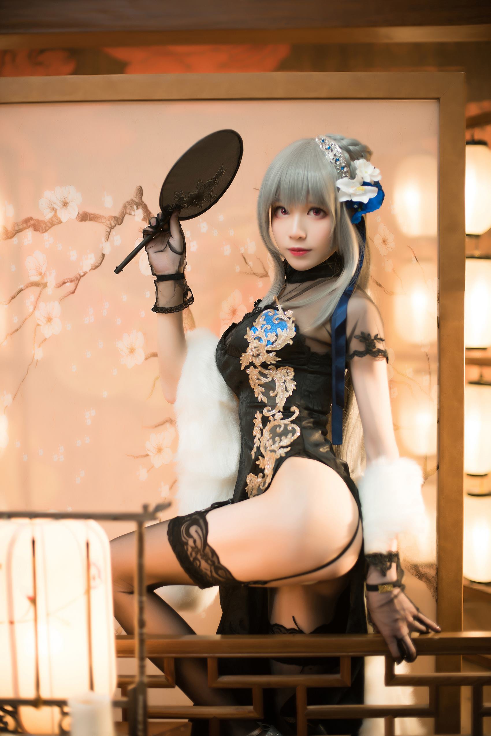 图片[12]-Tomoyo酱  – 碧蓝 路易九世旗袍[20P] – 速更版-美库