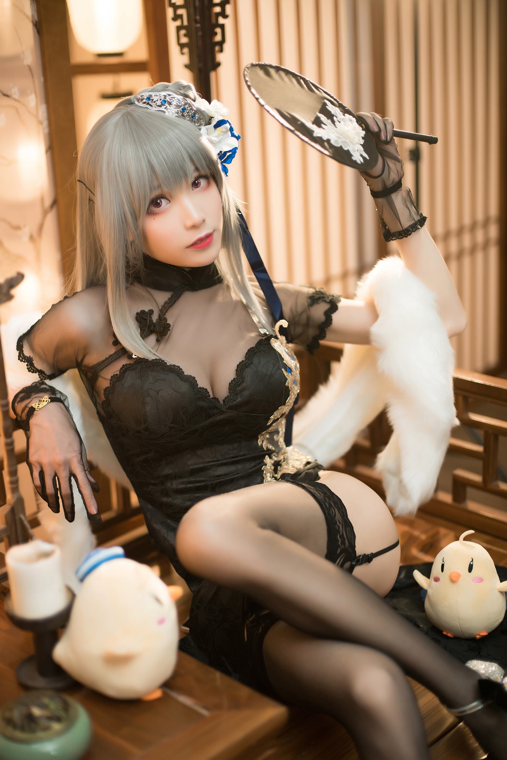 图片[19]-Tomoyo酱  – 碧蓝 路易九世旗袍[20P] – 速更版-美库