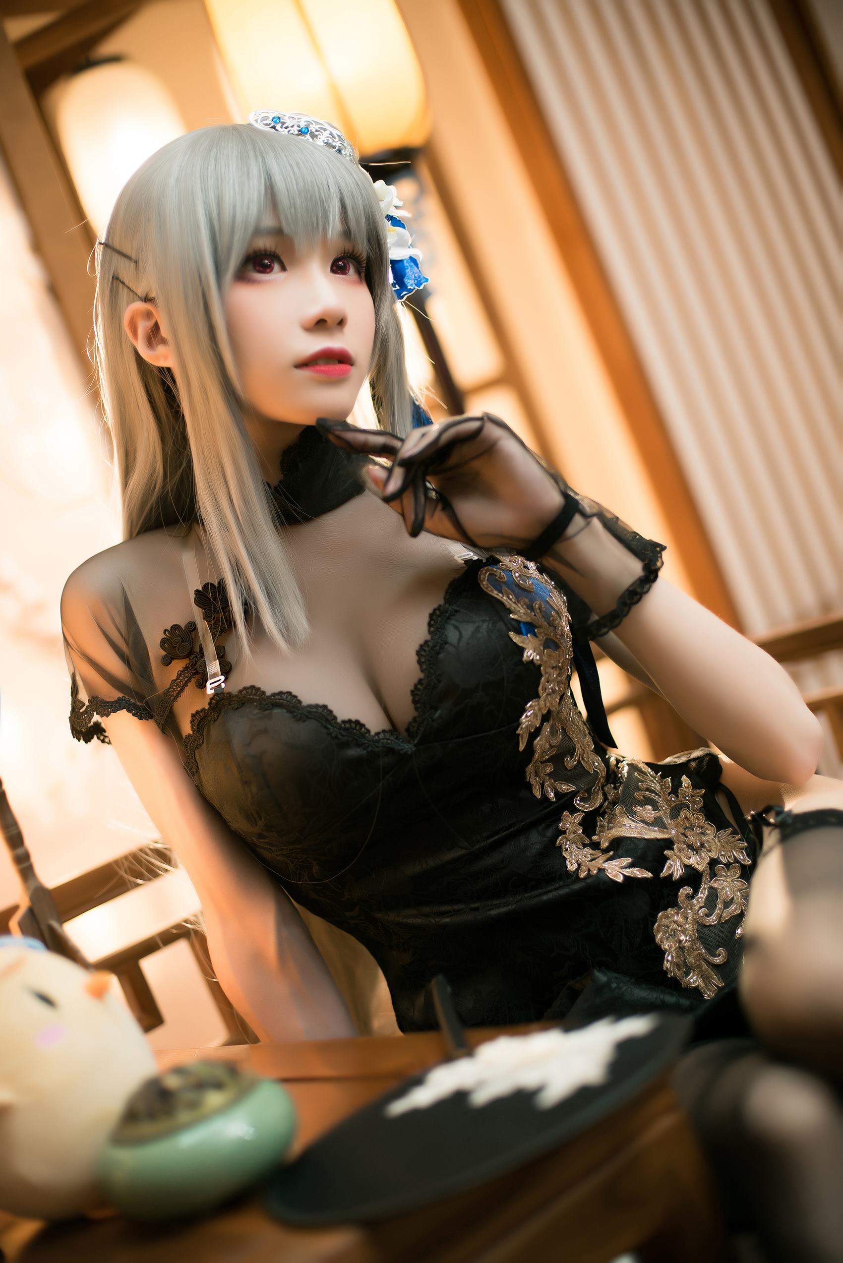 图片[21]-Tomoyo酱  – 碧蓝 路易九世旗袍[20P] – 速更版-美库