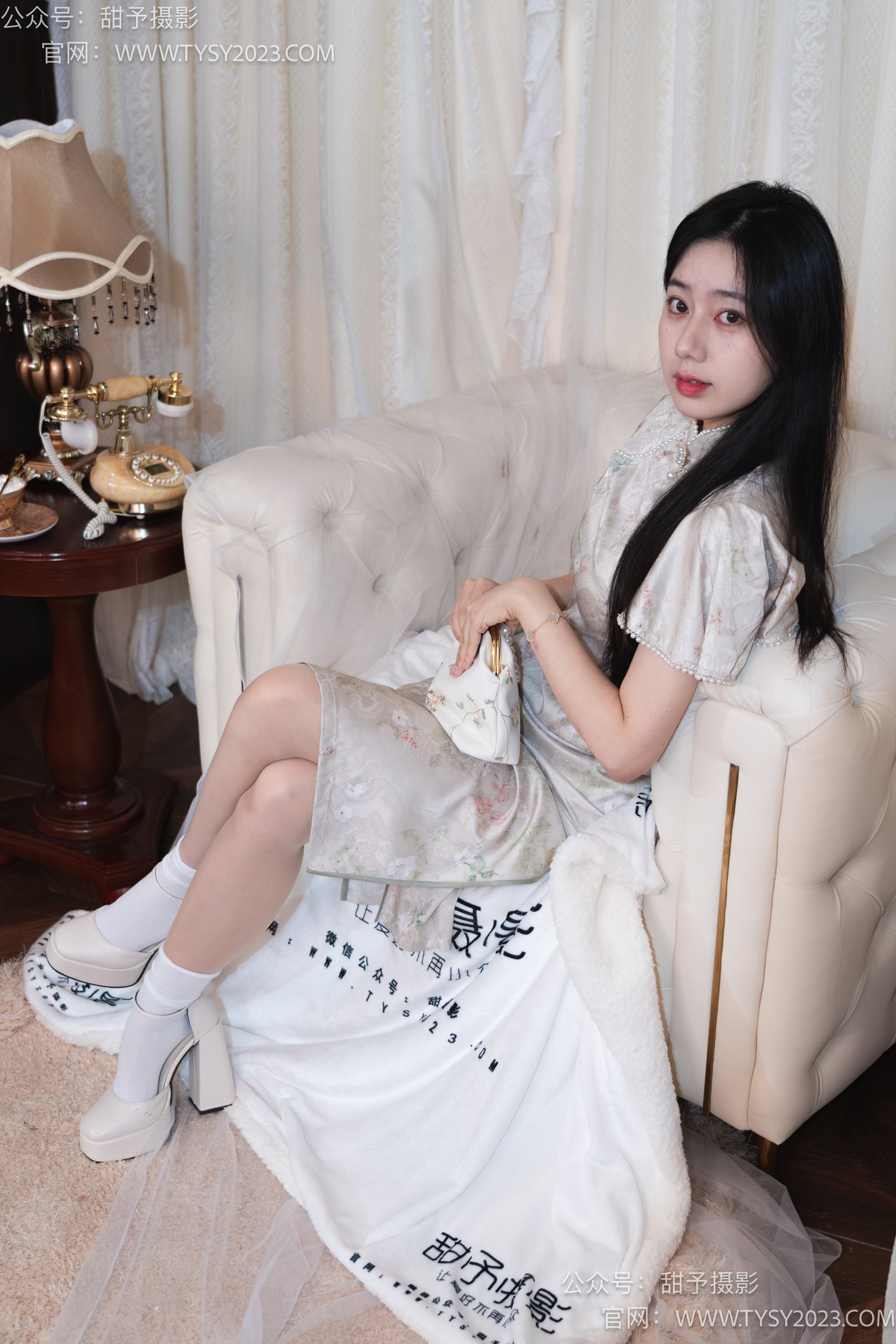 图片[22]-甜予摄影 NO.006 鱼鱼-高跟鞋、白棉袜、肉丝[124P] – 速更版-美库