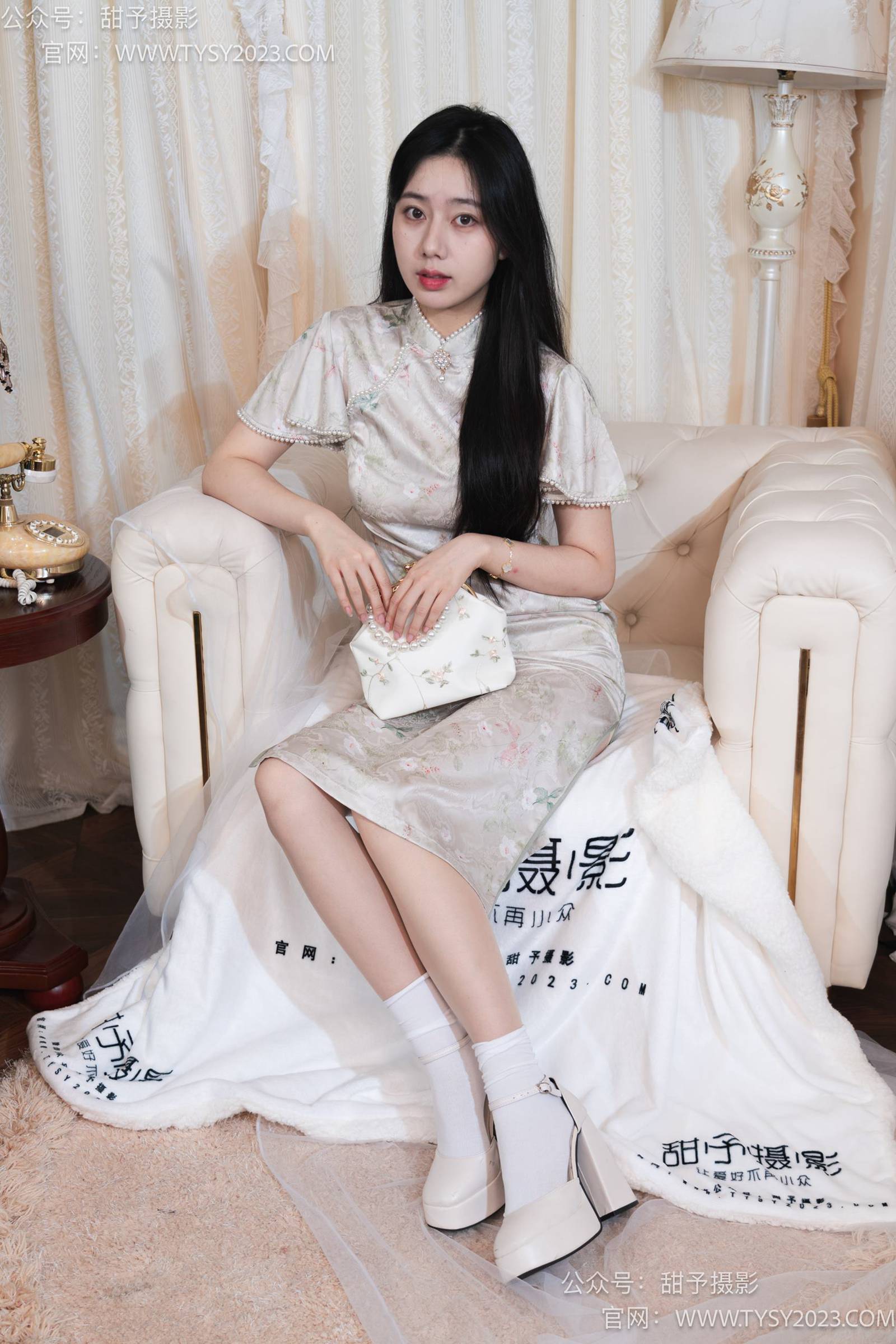 图片[26]-甜予摄影 NO.006 鱼鱼-高跟鞋、白棉袜、肉丝[124P] – 速更版-美库