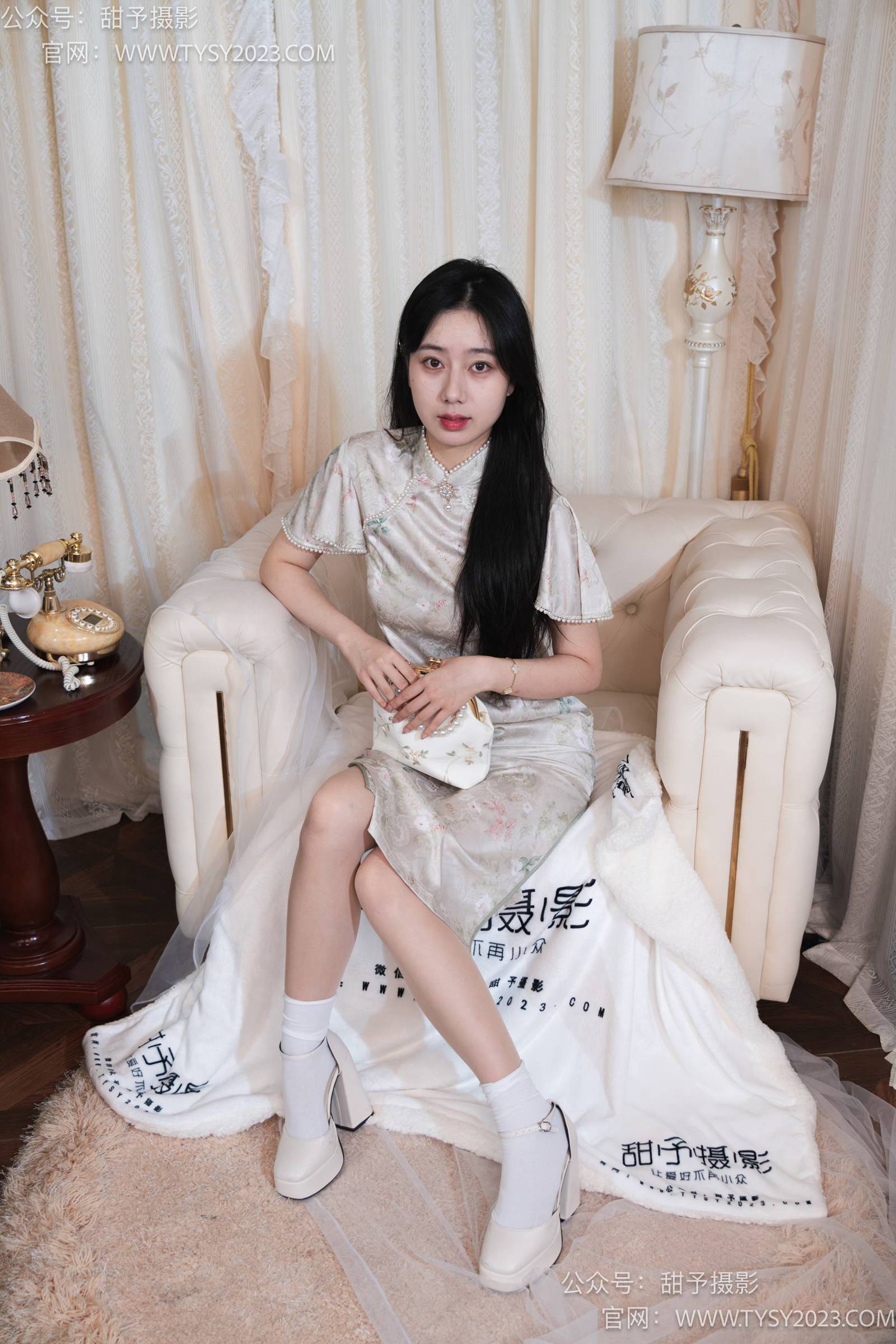 图片[27]-甜予摄影 NO.006 鱼鱼-高跟鞋、白棉袜、肉丝[124P] – 速更版-美库
