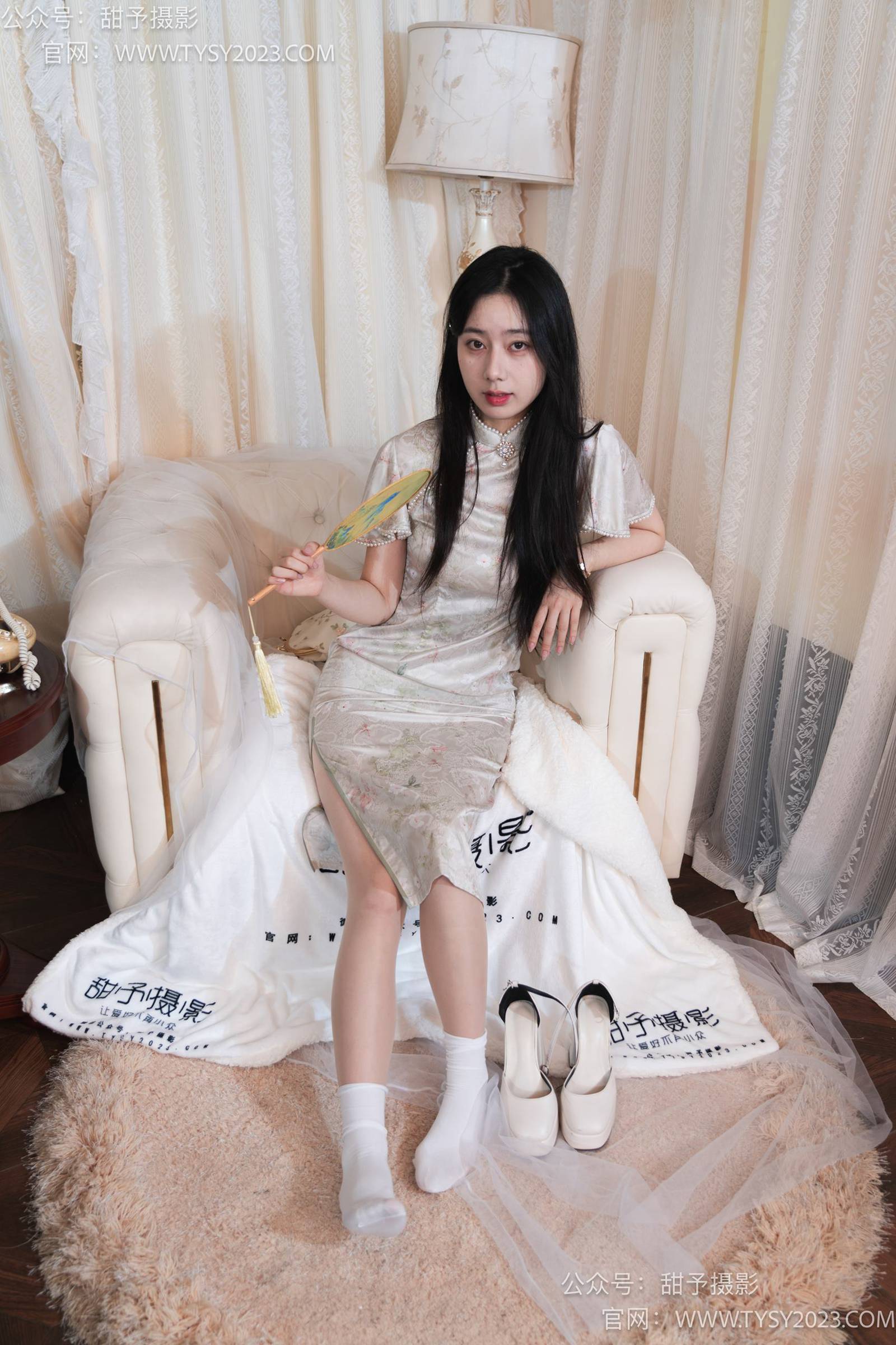 图片[45]-甜予摄影 NO.006 鱼鱼-高跟鞋、白棉袜、肉丝[124P] – 速更版-美库