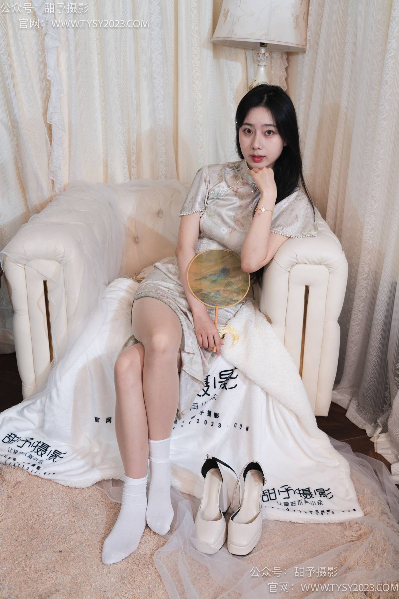 图片[63]-甜予摄影 NO.006 鱼鱼-高跟鞋、白棉袜、肉丝[124P] – 速更版-美库