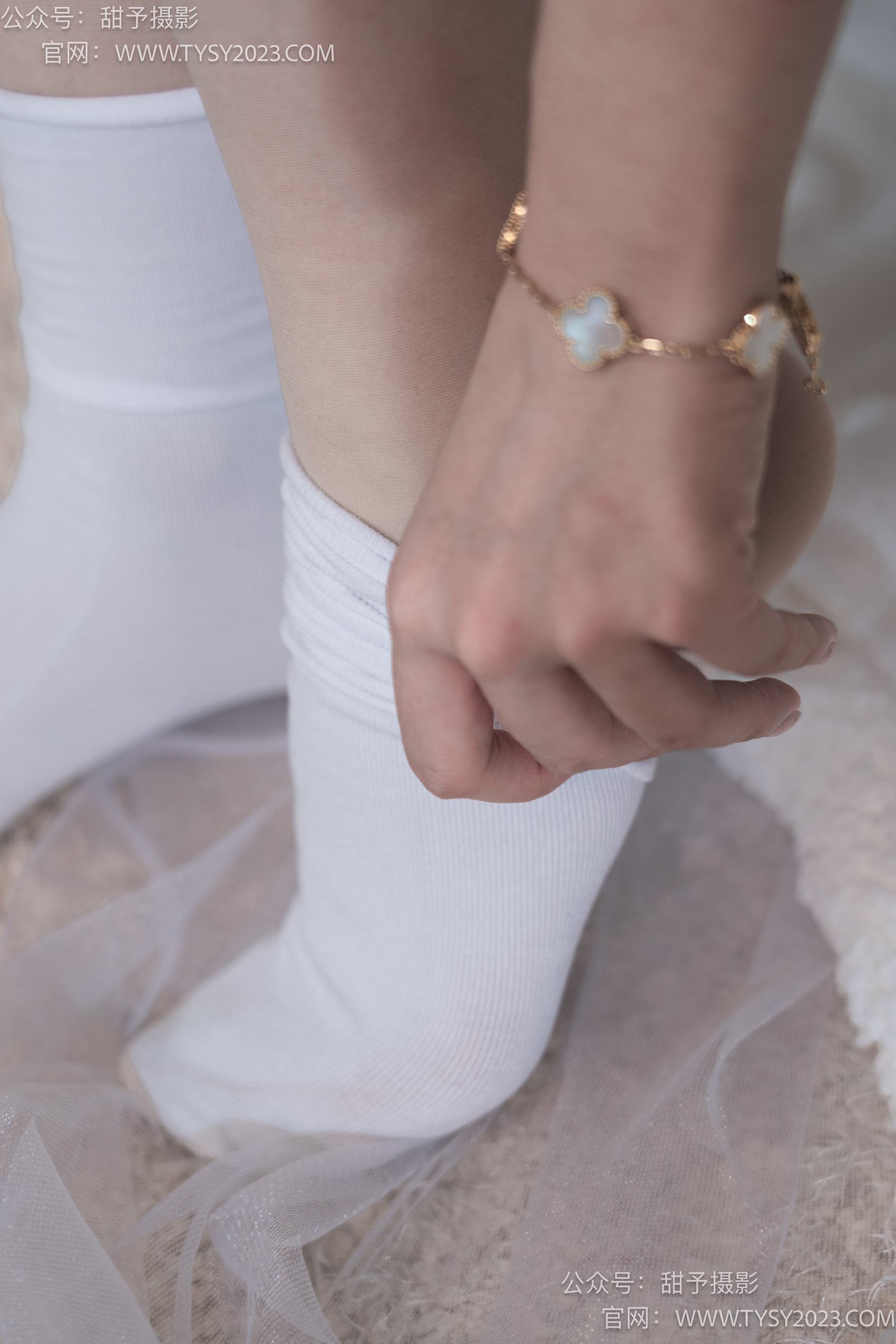 图片[85]-甜予摄影 NO.006 鱼鱼-高跟鞋、白棉袜、肉丝[124P] – 速更版-美库