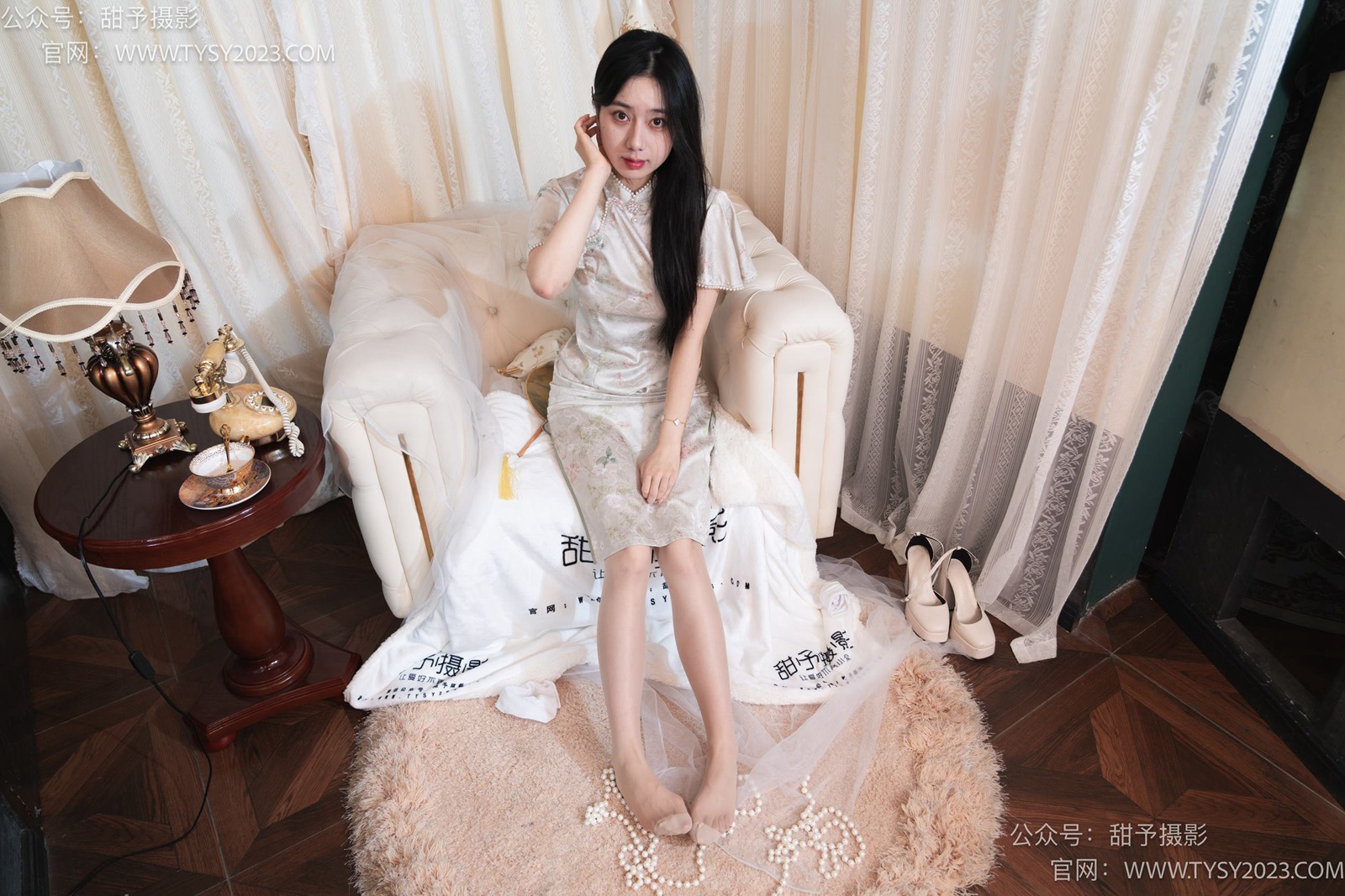 图片[92]-甜予摄影 NO.006 鱼鱼-高跟鞋、白棉袜、肉丝[124P] – 速更版-美库