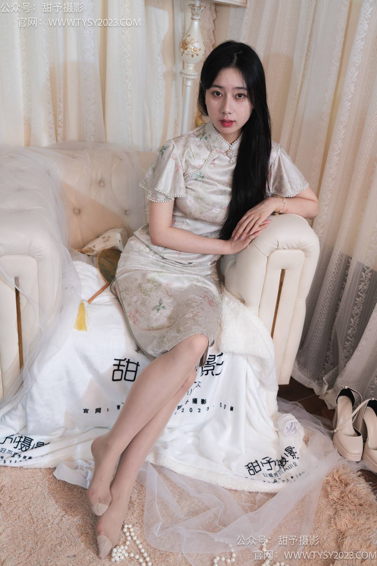 图片[100]-甜予摄影 NO.006 鱼鱼-高跟鞋、白棉袜、肉丝[124P] – 速更版-美库