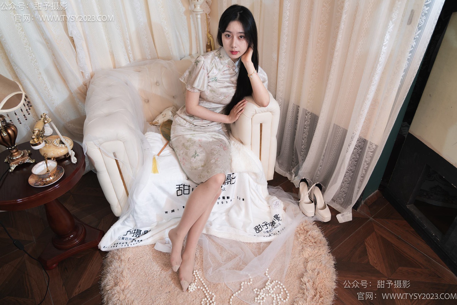 图片[104]-甜予摄影 NO.006 鱼鱼-高跟鞋、白棉袜、肉丝[124P] – 速更版-美库