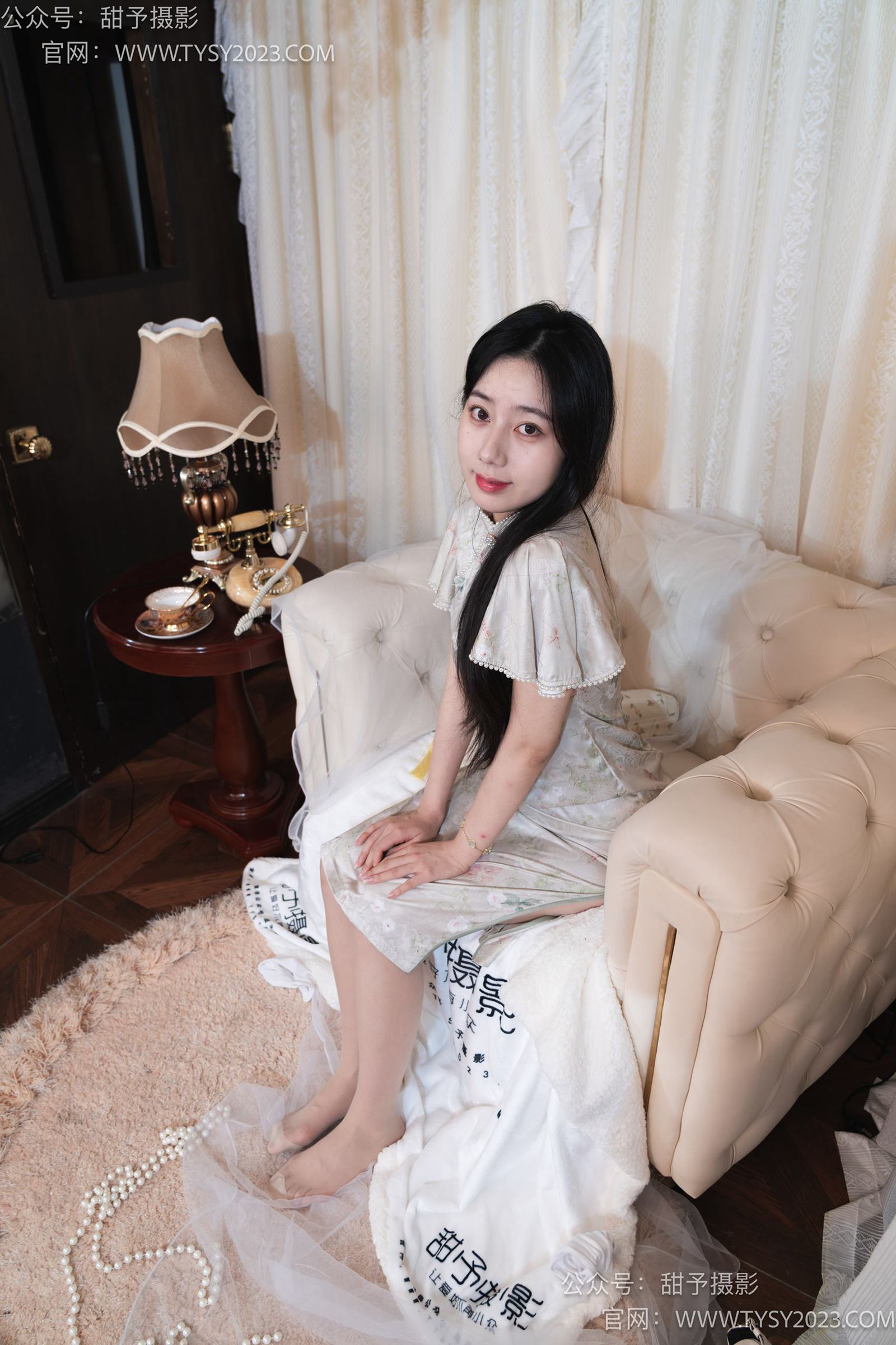 图片[123]-甜予摄影 NO.006 鱼鱼-高跟鞋、白棉袜、肉丝[124P] – 速更版-美库