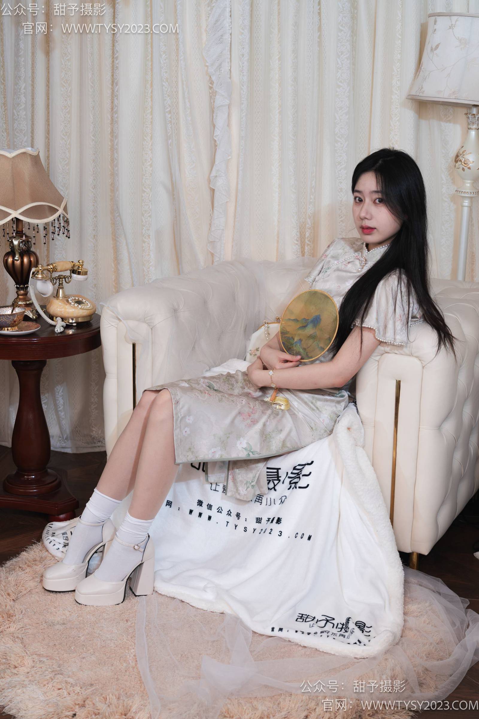 图片[125]-甜予摄影 NO.006 鱼鱼-高跟鞋、白棉袜、肉丝[124P] – 速更版-美库