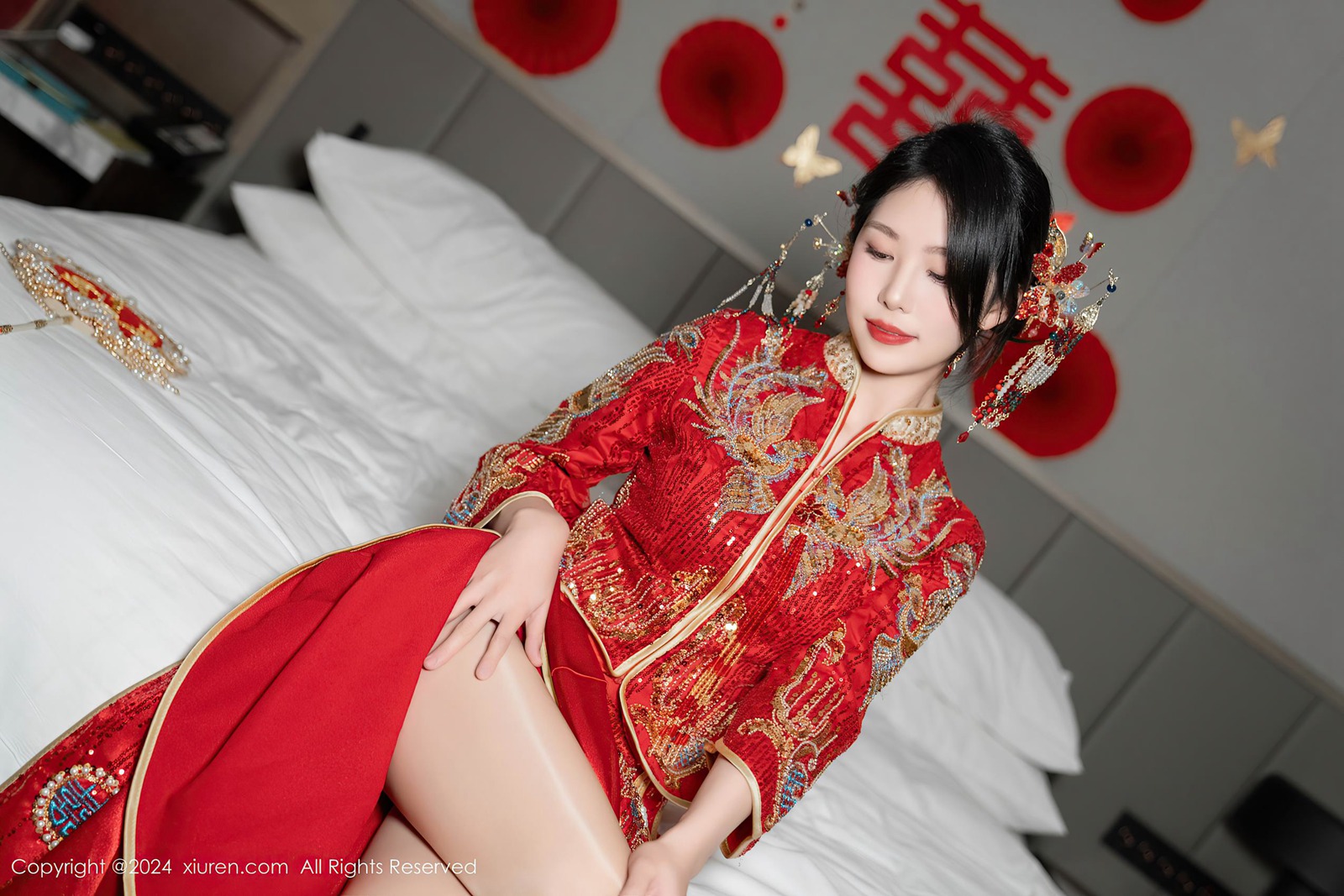 图片[39]-[Xiuren秀人网]2024.04.11 NO.8376 利世 禧嫁 [67+1P] – 速更版-美库