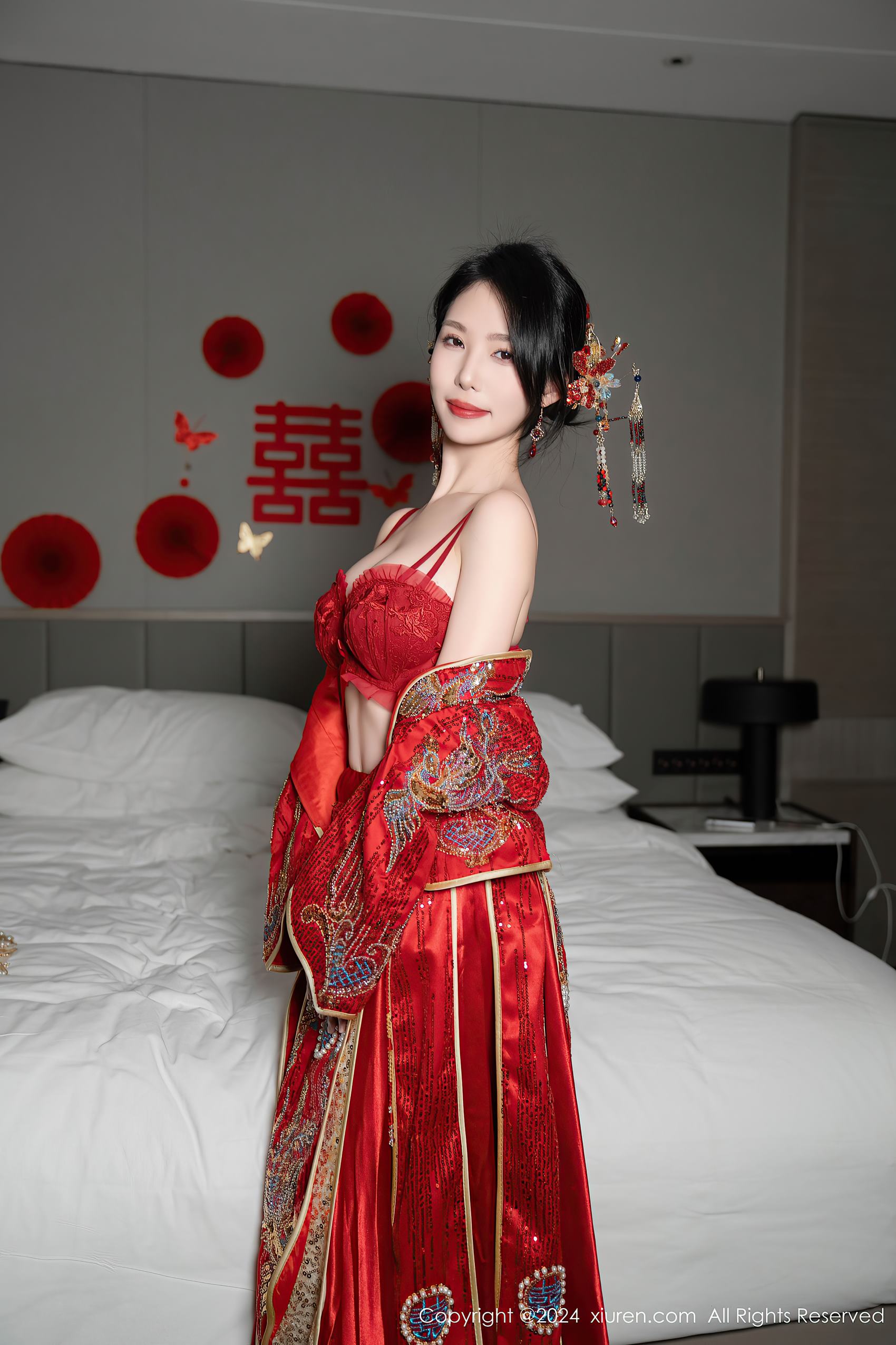 图片[48]-[Xiuren秀人网]2024.04.11 NO.8376 利世 禧嫁 [67+1P] – 速更版-美库