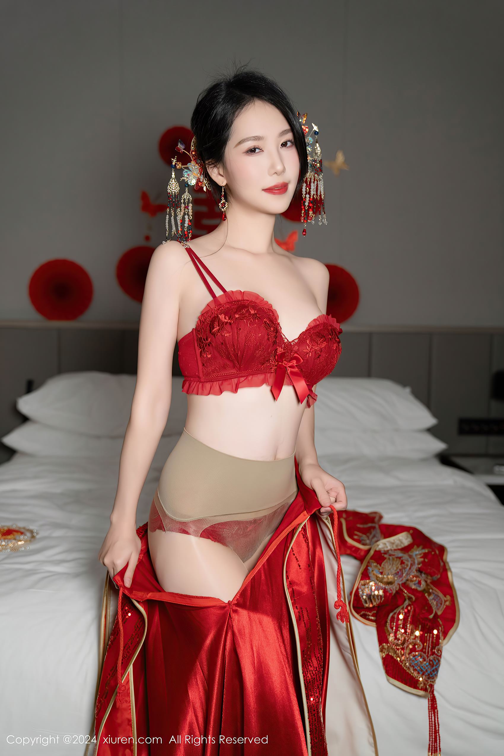 图片[58]-[Xiuren秀人网]2024.04.11 NO.8376 利世 禧嫁 [67+1P] – 速更版-美库