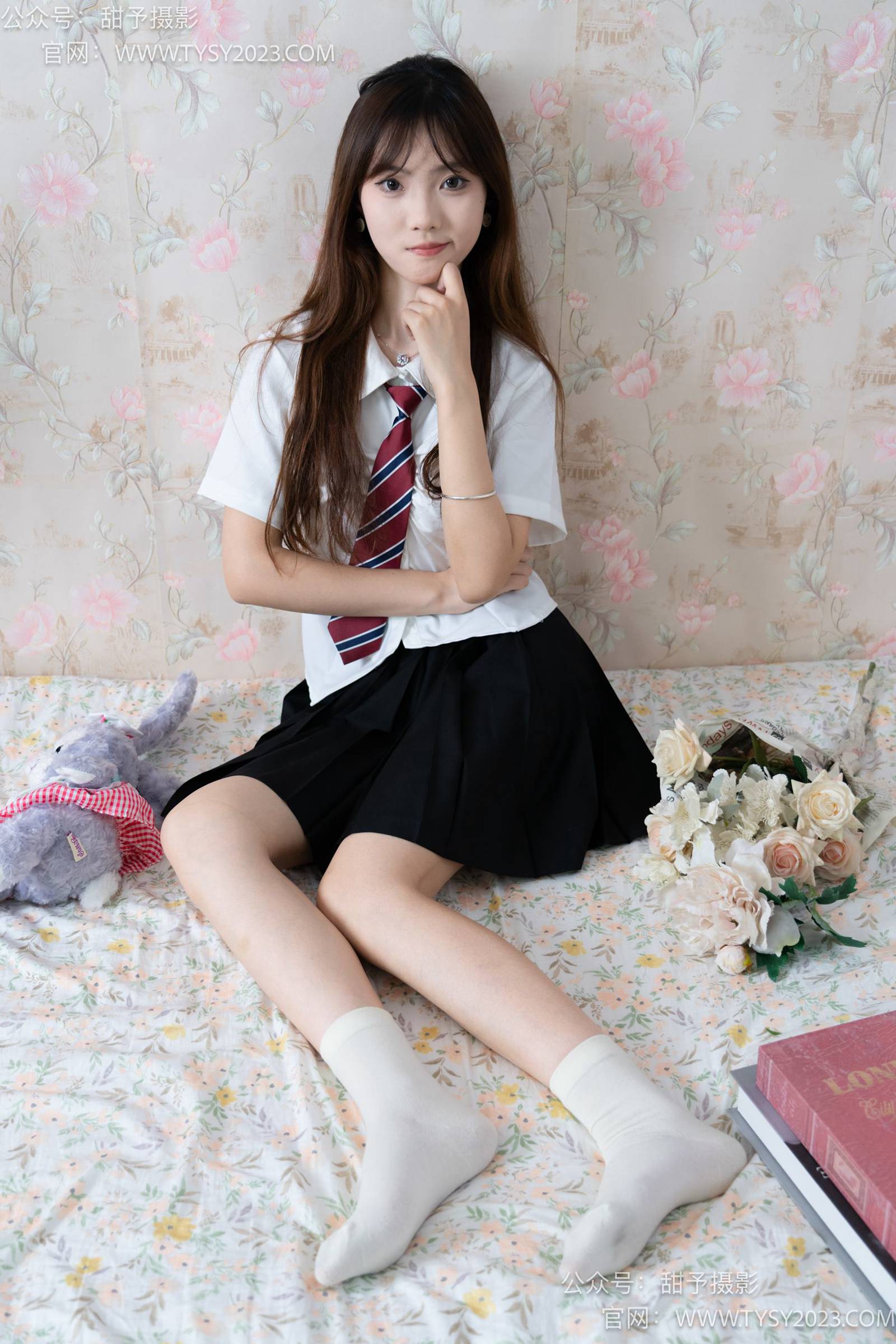 图片[13]-甜予摄影 NO.007 璇璇-板鞋、白棉袜、裸足[120P] – 速更版-美库