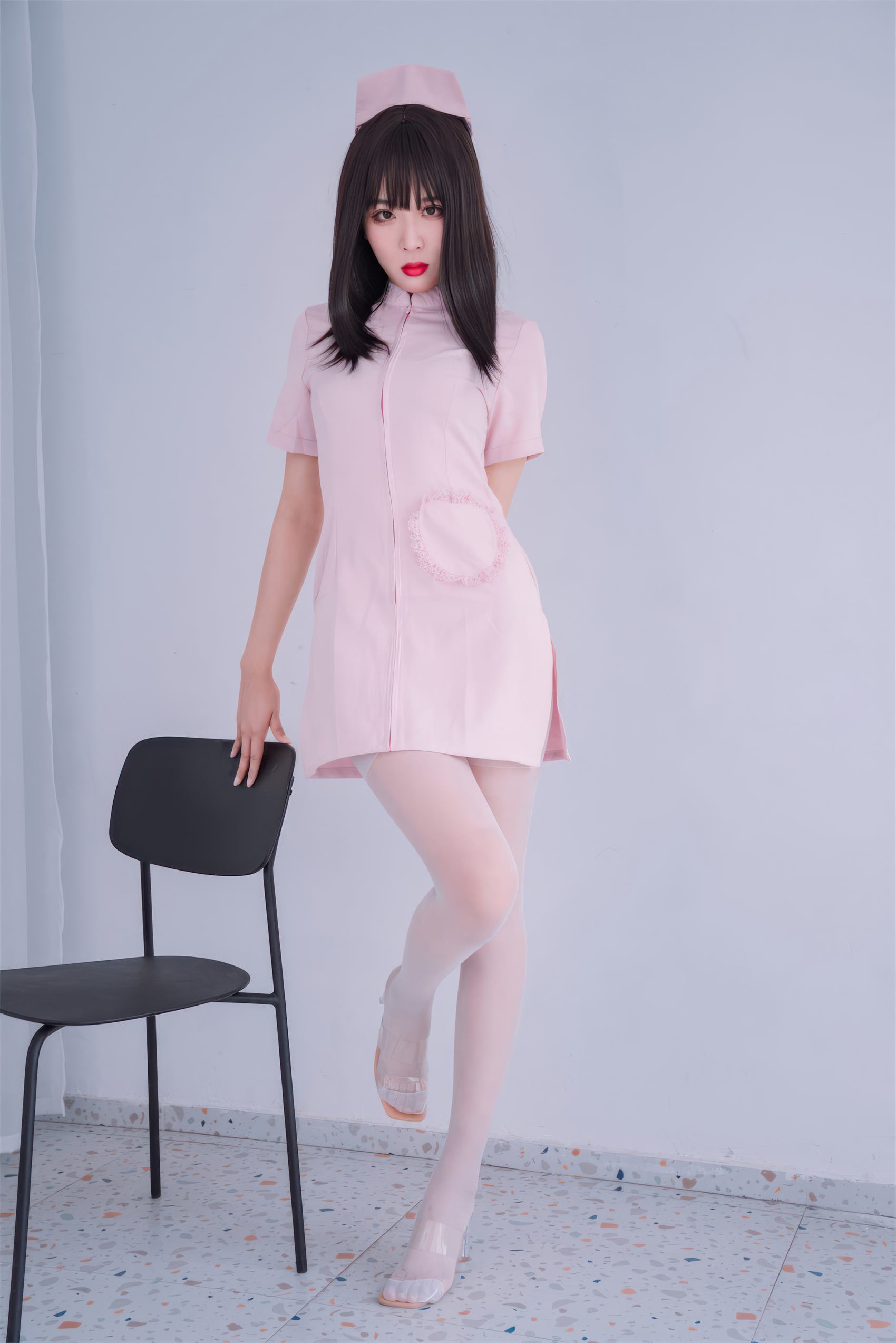 图片[38]-轩萧学姐  – 粉色护士[58P] – 速更版-美库