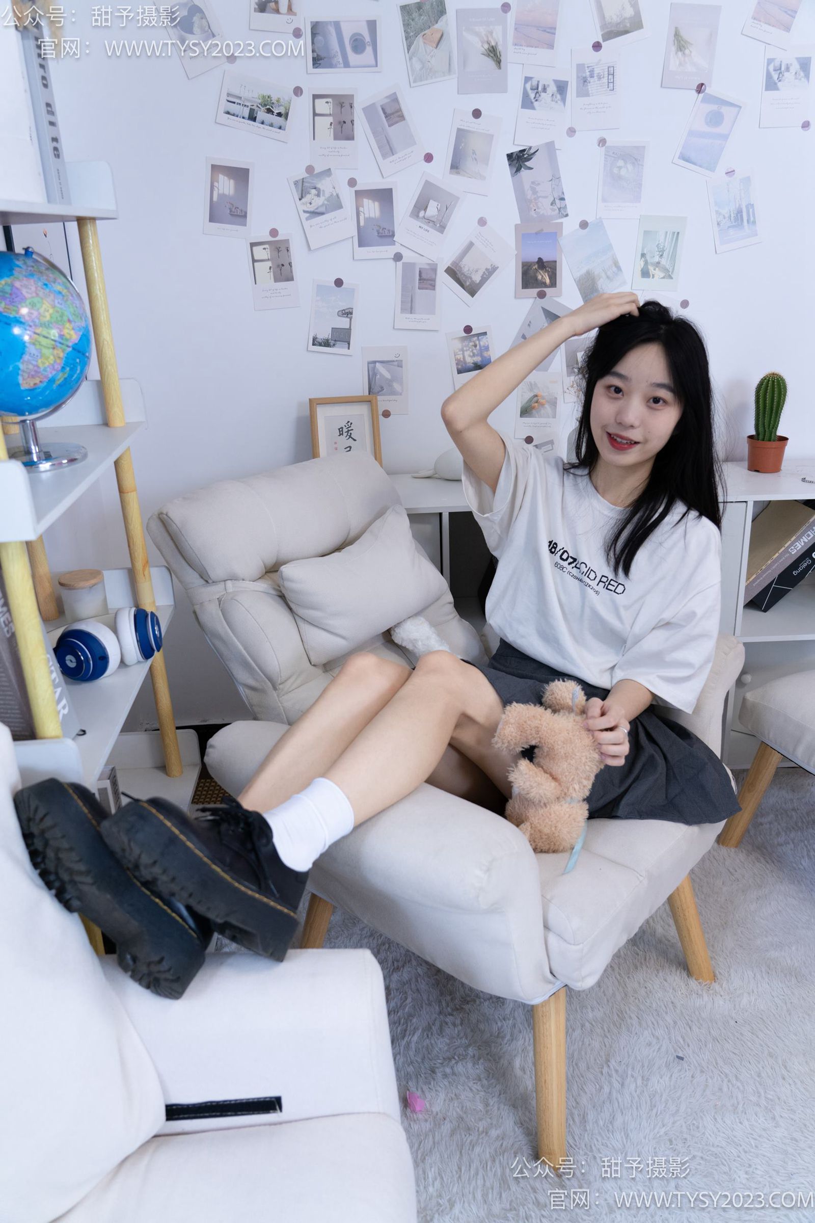 图片[29]-甜予摄影 NO.008 艺艺-皮鞋、白棉袜、裸足[122P] – 速更版-美库