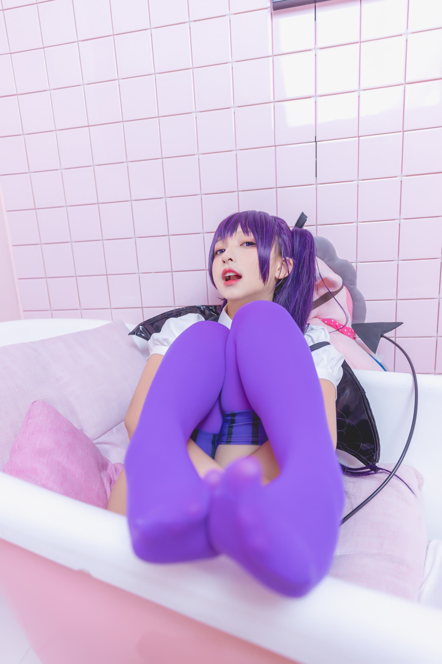 图片[13]-神楽板真冬 – 紫色小恶魔[59P] – 速更版-美库