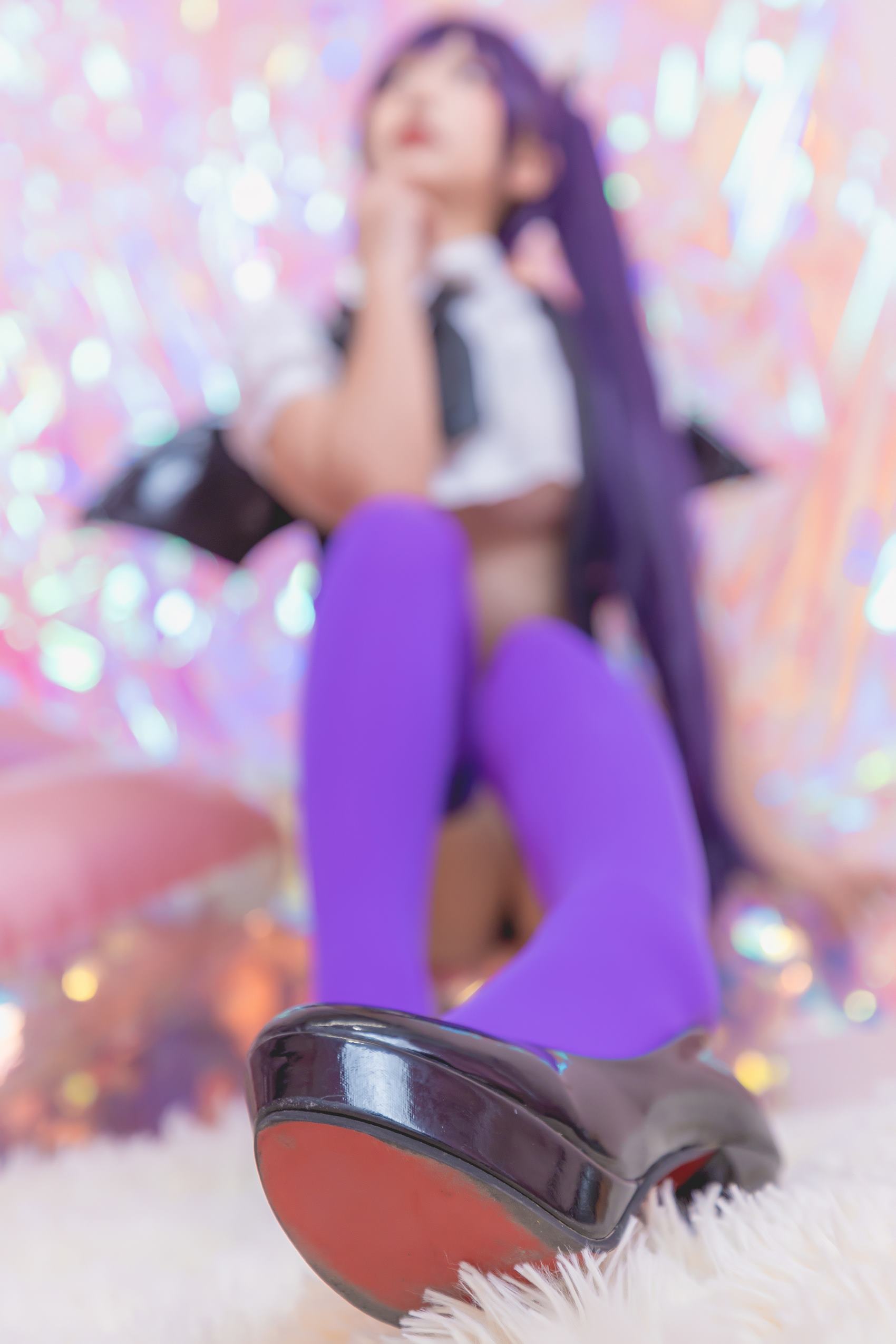 图片[22]-神楽板真冬 – 紫色小恶魔[59P] – 速更版-美库