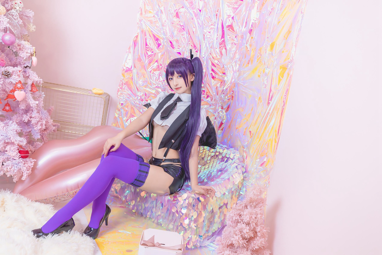 图片[36]-神楽板真冬 – 紫色小恶魔[59P] – 速更版-美库