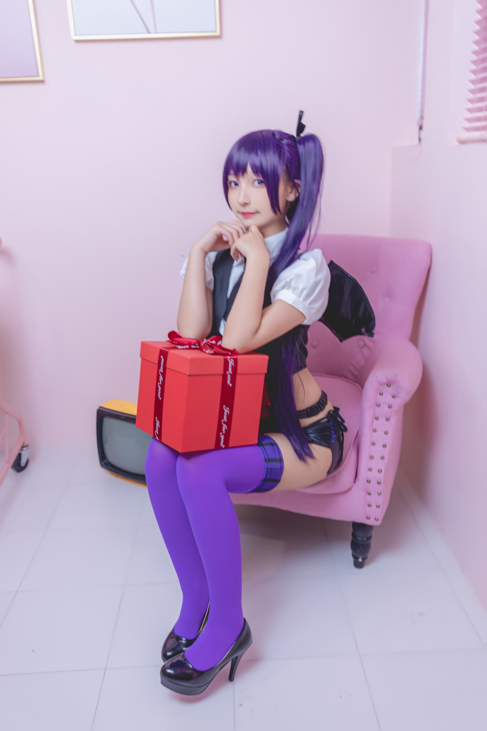 图片[37]-神楽板真冬 – 紫色小恶魔[59P] – 速更版-美库