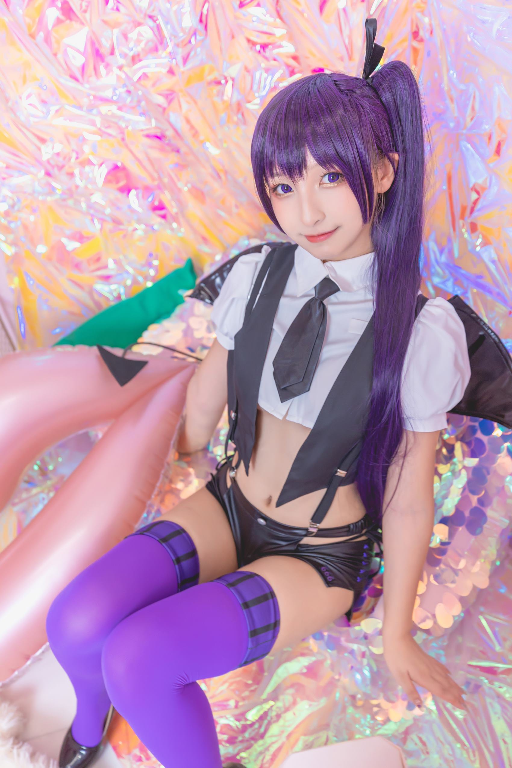 图片[46]-神楽板真冬 – 紫色小恶魔[59P] – 速更版-美库