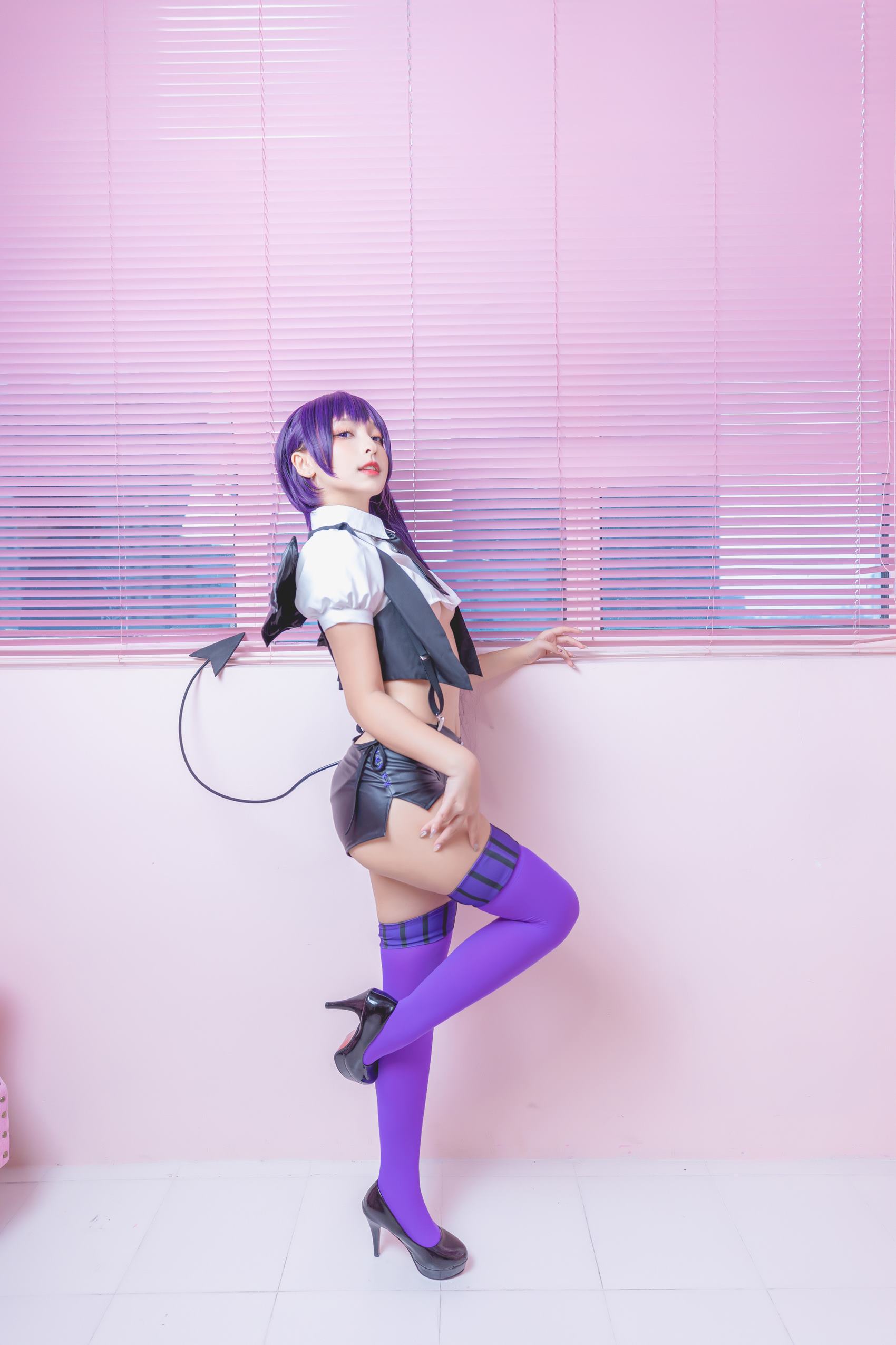 图片[51]-神楽板真冬 – 紫色小恶魔[59P] – 速更版-美库