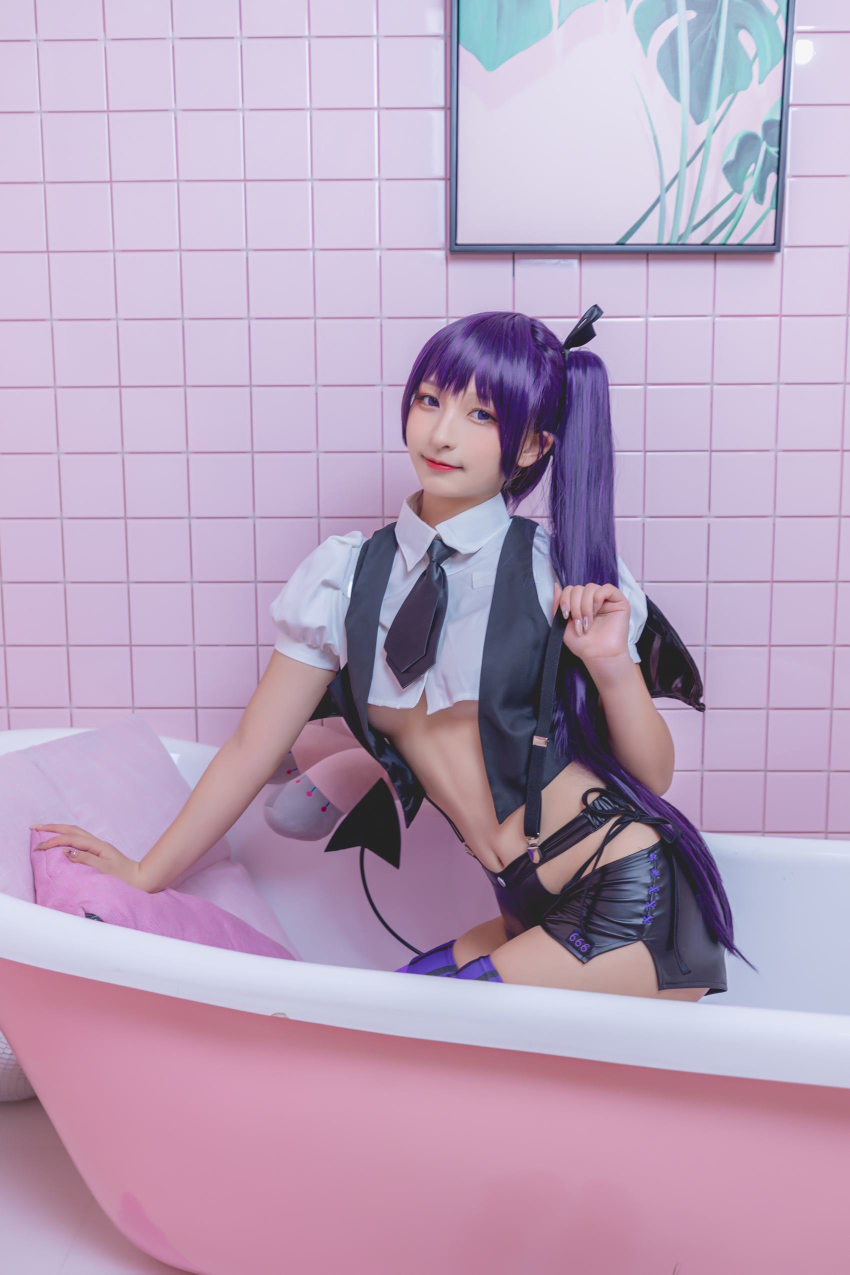 图片[52]-神楽板真冬 – 紫色小恶魔[59P] – 速更版-美库