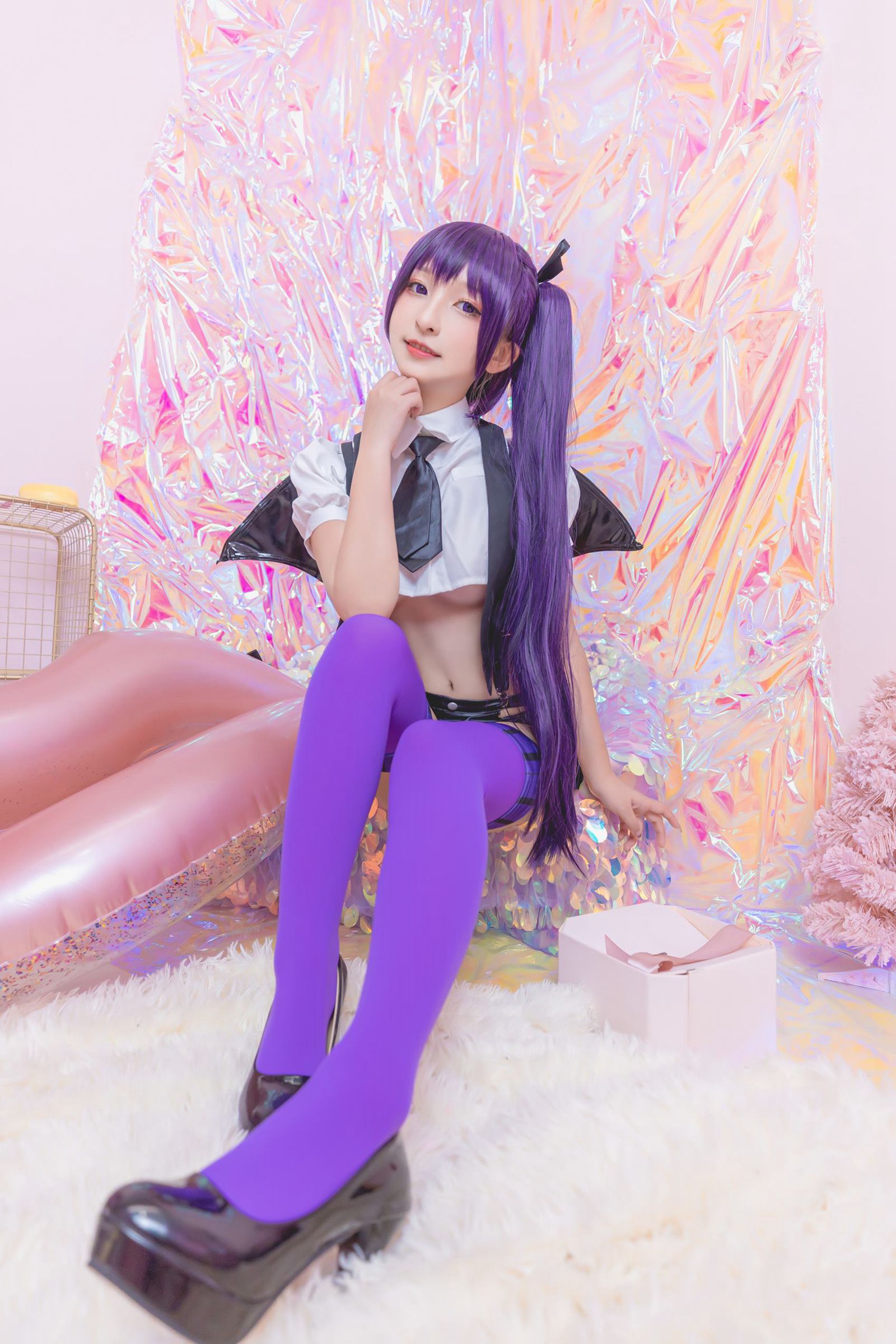 图片[59]-神楽板真冬 – 紫色小恶魔[59P] – 速更版-美库