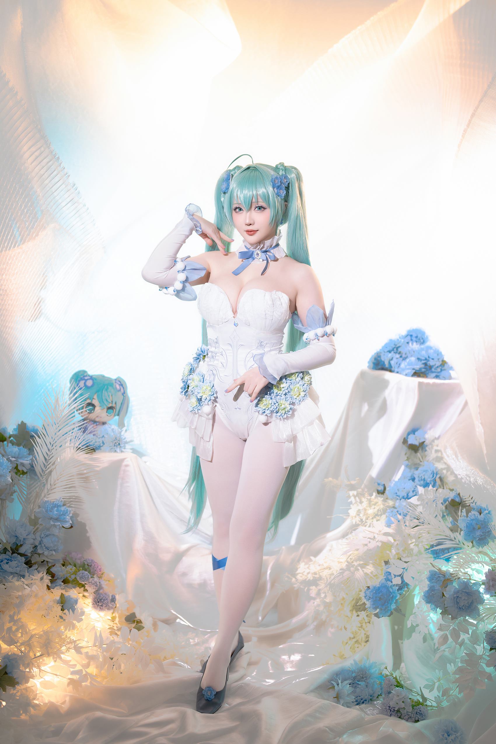 图片[17]-星之迟迟 – 初音未来 粉蝶花精灵[40P] – 速更版-美库