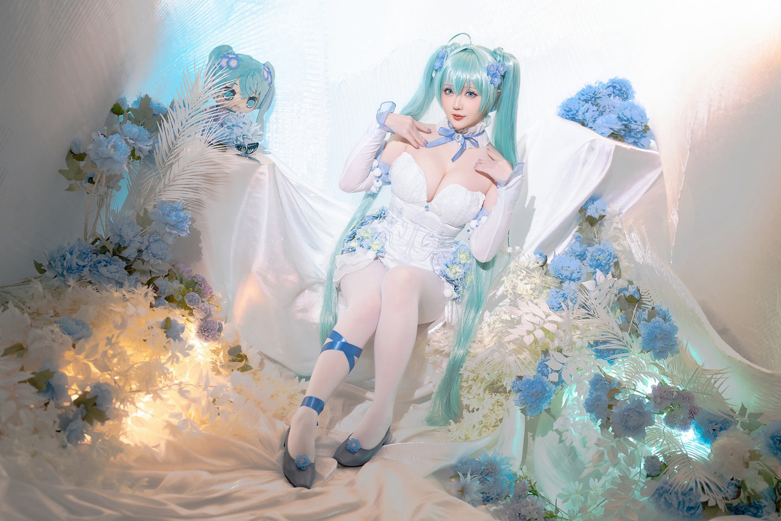 图片[21]-星之迟迟 – 初音未来 粉蝶花精灵[40P] – 速更版-美库