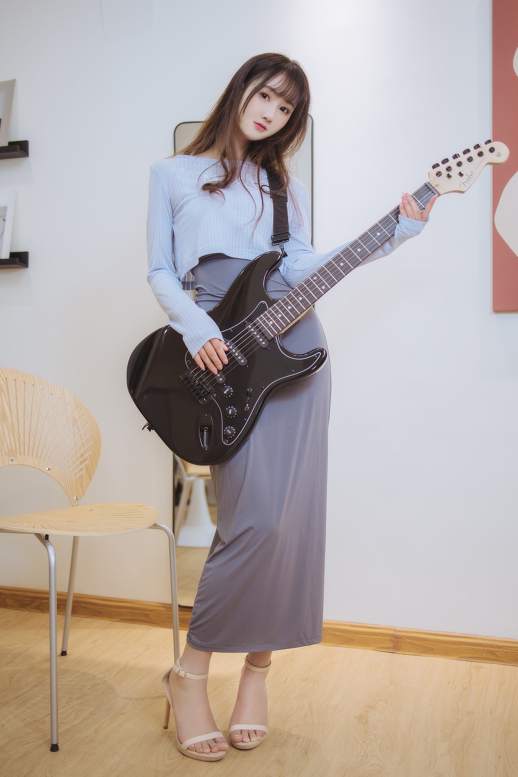 图片[10]-羽生三未图集- 吉他妹妹[28P] – 速更版-美库