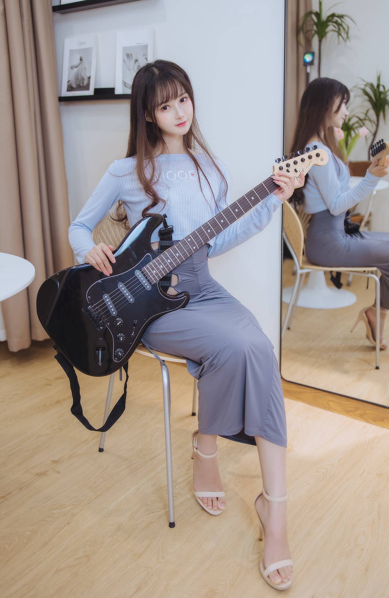 图片[16]-羽生三未图集- 吉他妹妹[28P] – 速更版-美库