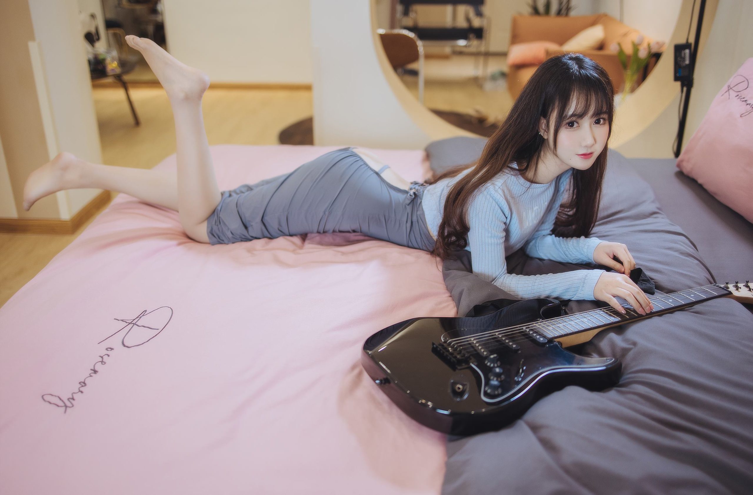 图片[28]-羽生三未图集- 吉他妹妹[28P] – 速更版-美库