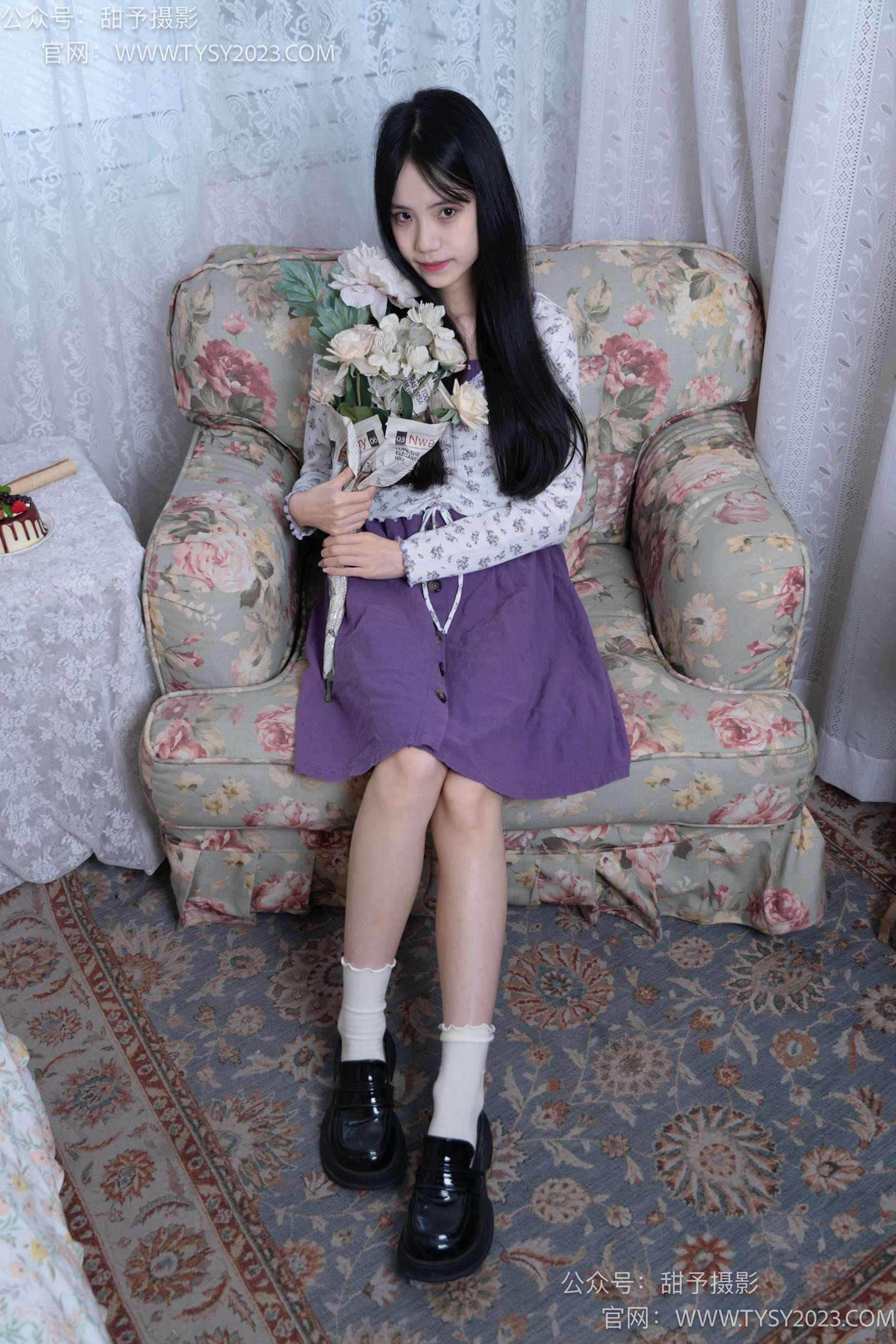 图片[10]-甜予摄影 NO.009 胡桃-皮鞋、白棉袜、裸足[122P] – 速更版-美库