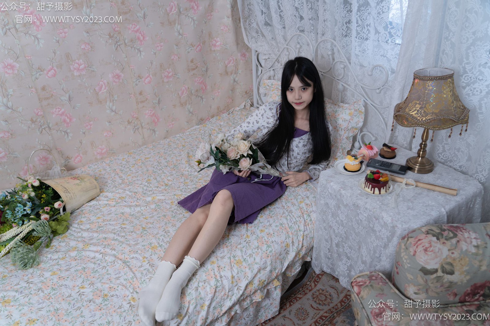 图片[47]-甜予摄影 NO.009 胡桃-皮鞋、白棉袜、裸足[122P] – 速更版-美库