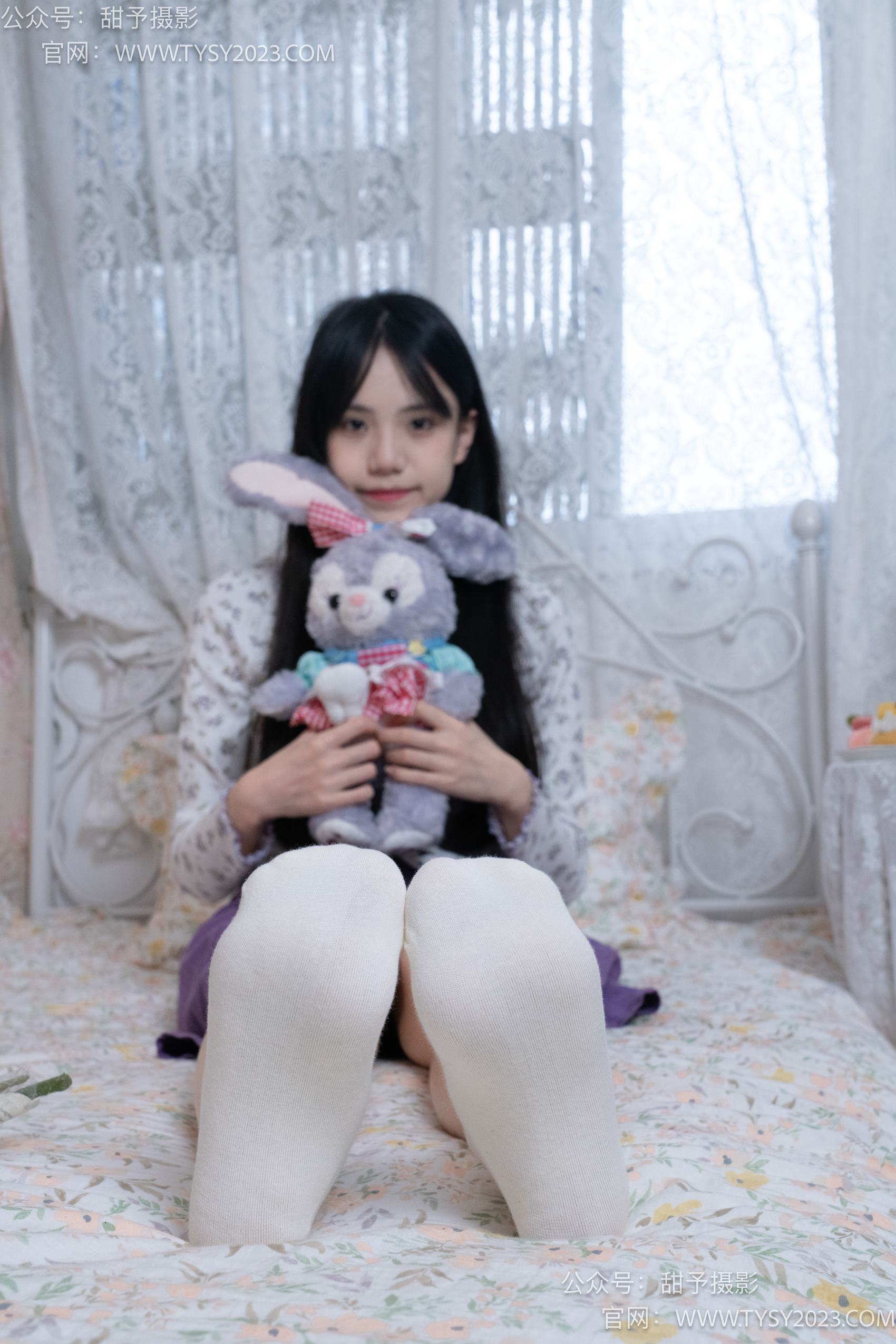 图片[59]-甜予摄影 NO.009 胡桃-皮鞋、白棉袜、裸足[122P] – 速更版-美库